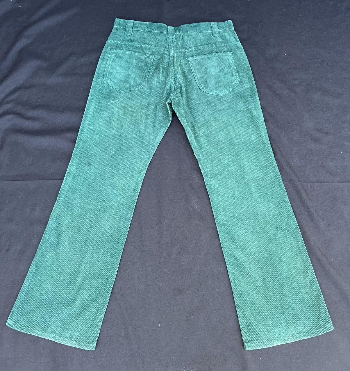 Vintage Flare Acoustic Japan Green Corduroy Jeans Size US 34 / EU 50 - 5 Thumbnail
