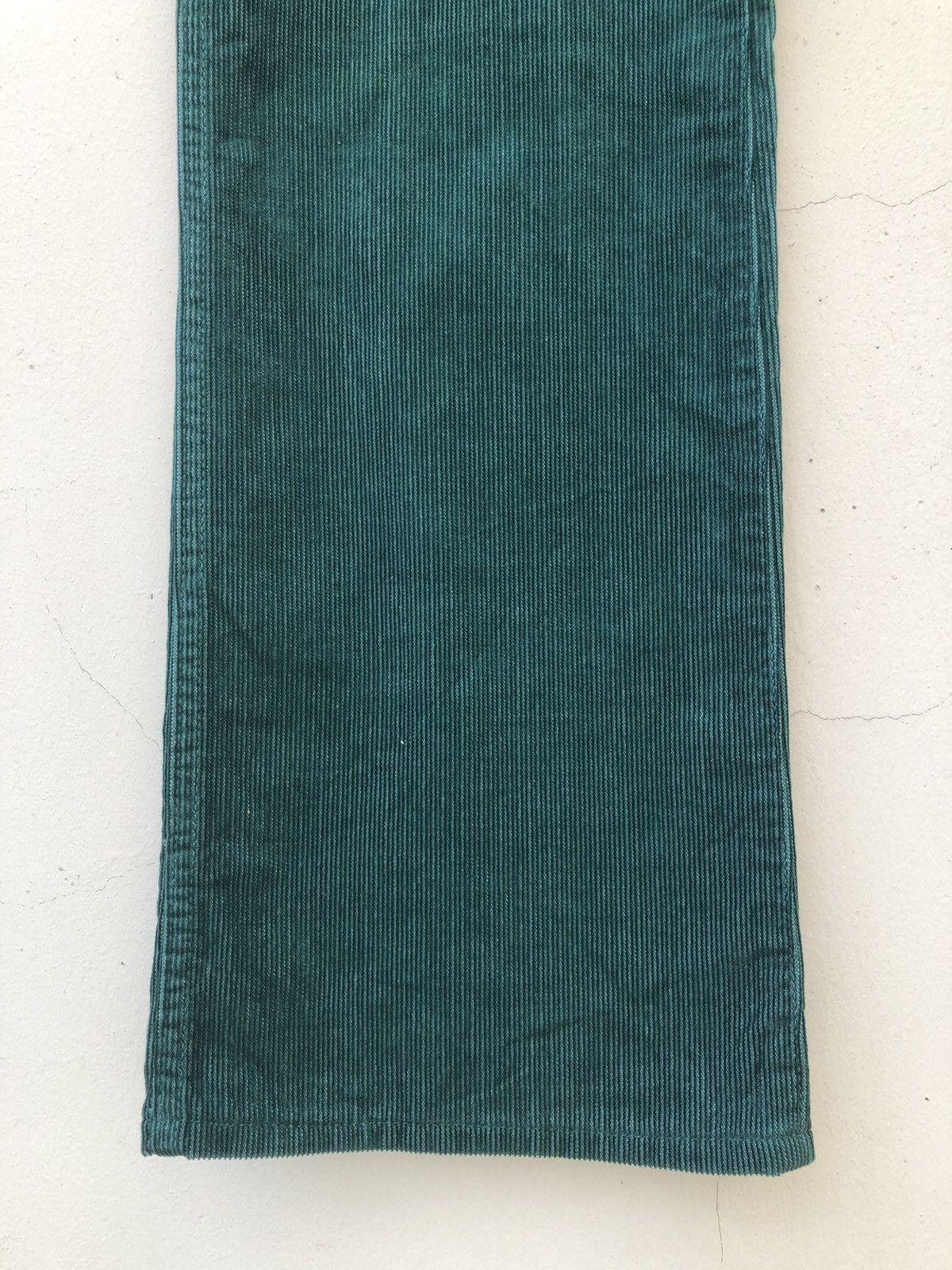 Vintage Flare Acoustic Japan Green Corduroy Jeans Size US 34 / EU 50 - 11 Thumbnail