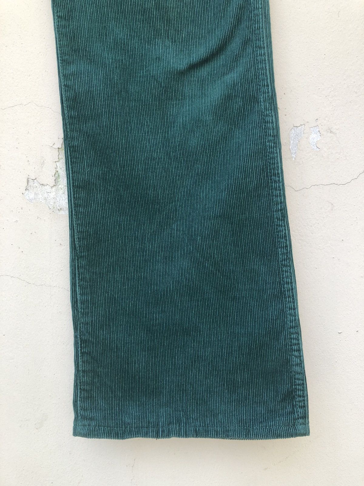 Vintage Flare Acoustic Japan Green Corduroy Jeans Size US 34 / EU 50 - 14 Thumbnail