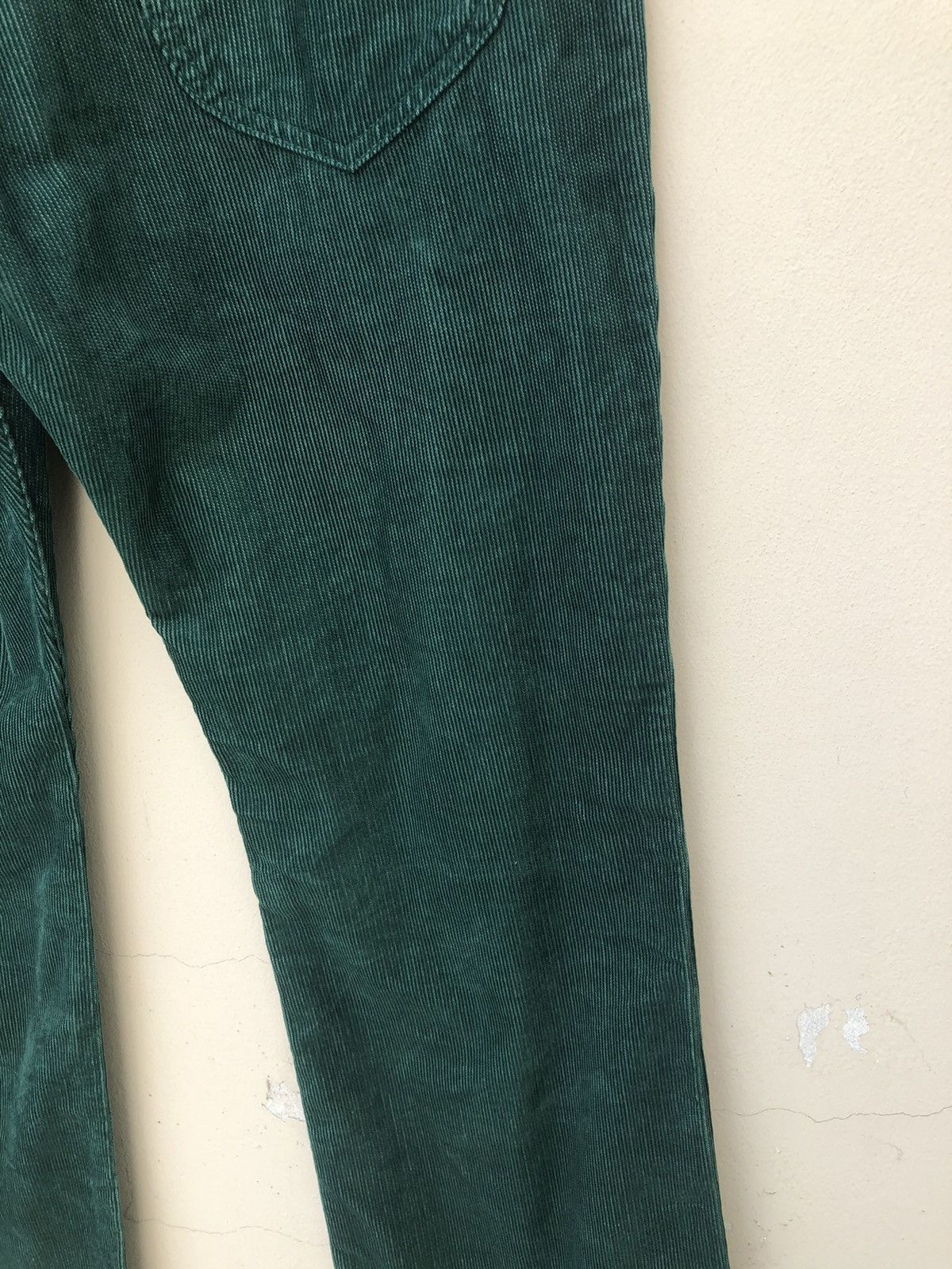 Vintage Flare Acoustic Japan Green Corduroy Jeans Size US 34 / EU 50 - 21 Thumbnail