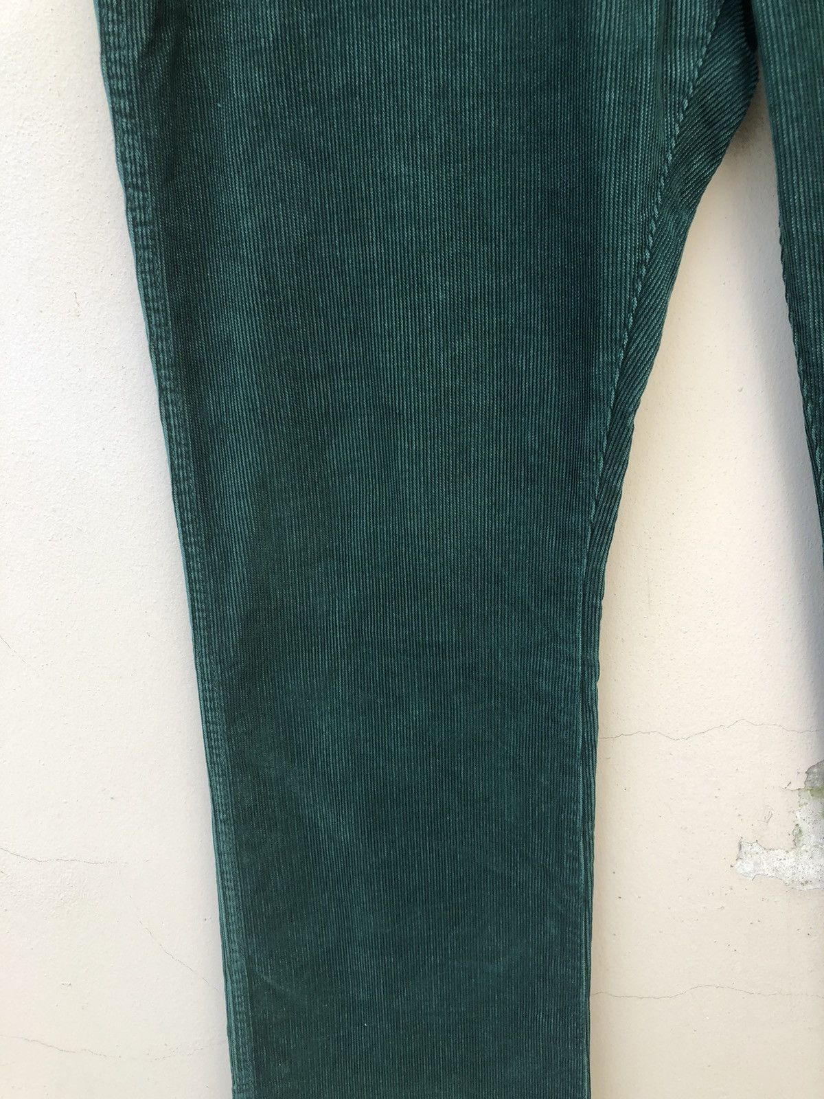 Vintage Flare Acoustic Japan Green Corduroy Jeans Size US 34 / EU 50 - 10 Thumbnail