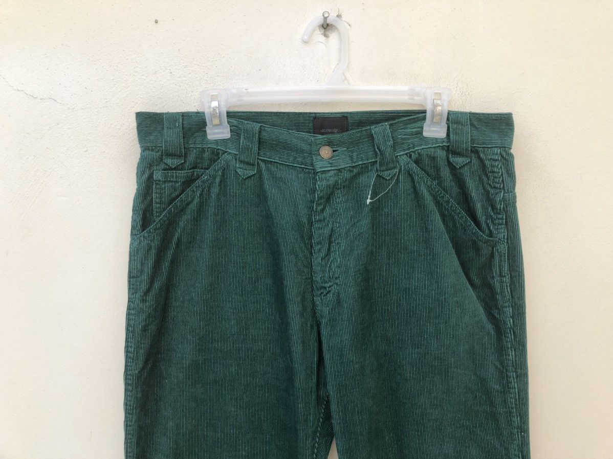 Vintage Flare Acoustic Japan Green Corduroy Jeans Size US 34 / EU 50 - 7 Thumbnail