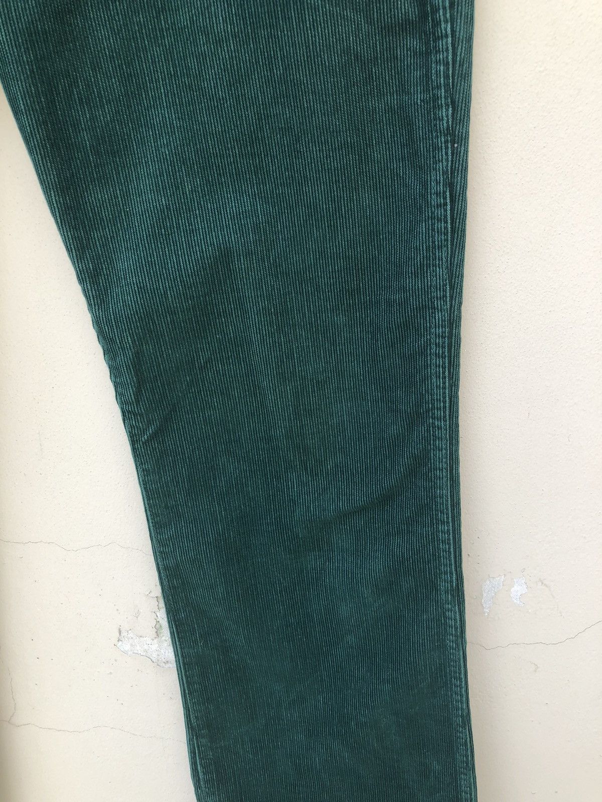 Vintage Flare Acoustic Japan Green Corduroy Jeans Size US 34 / EU 50 - 13 Thumbnail