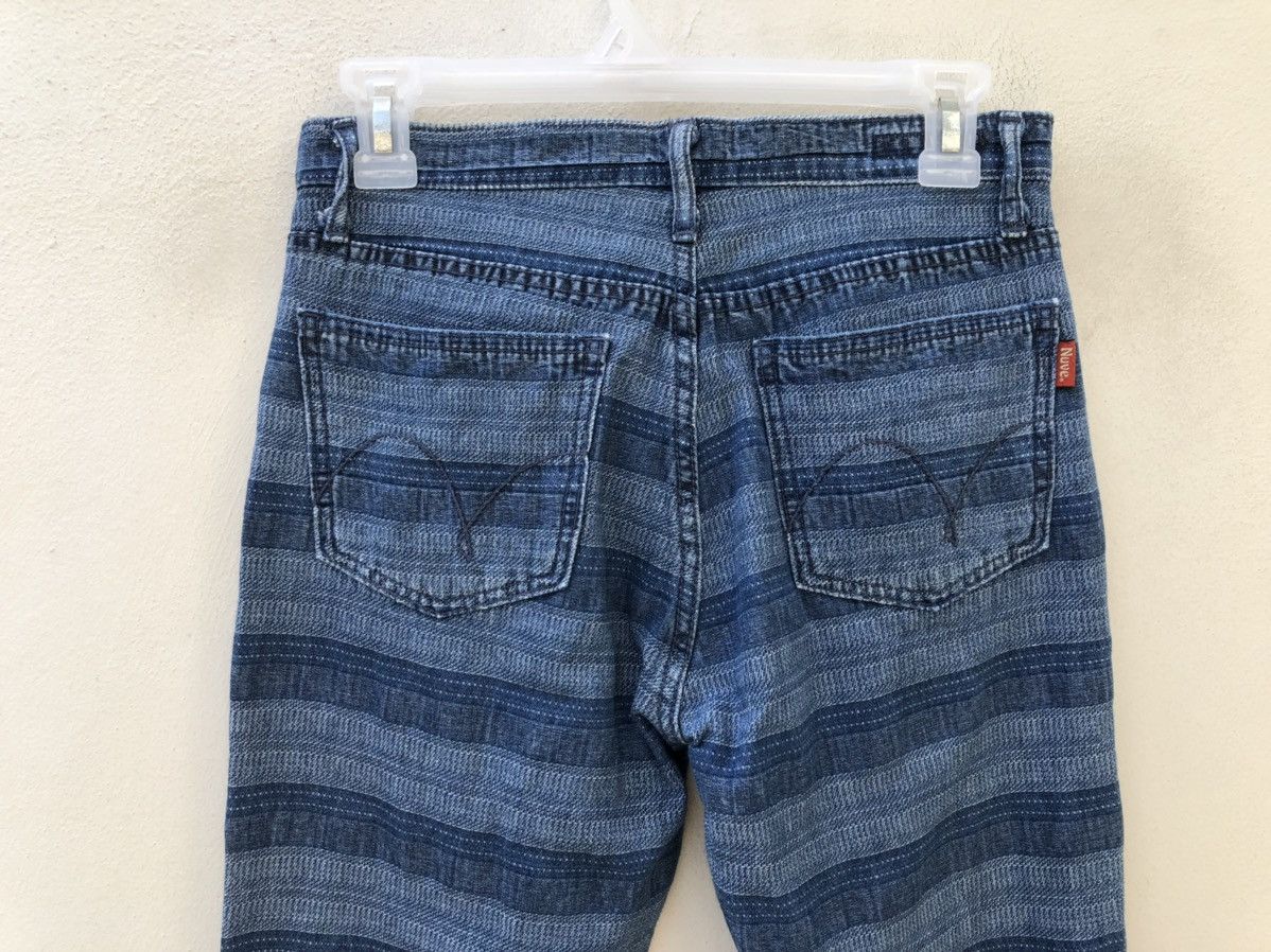 Vintage Vintage 90s NUVE Japan Horizontal Border Striped Flare Pant Size US 27 - 15 Thumbnail