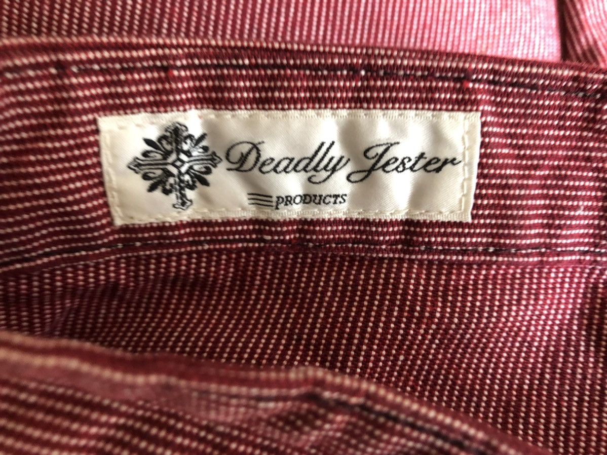 Deadly Jester Japan Wabash Striped Jeans Flare Pant