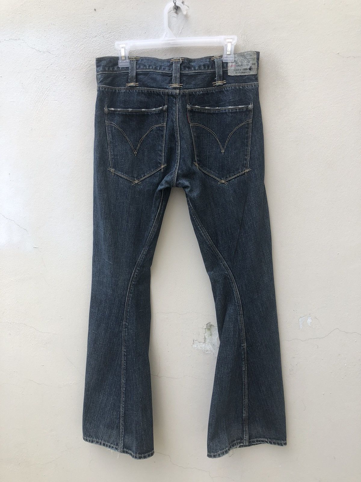 Levi's 2006 Levi’s Engineered Jeans Distressed Bootcut Denim Size US 30 / EU 46 - 12 Thumbnail
