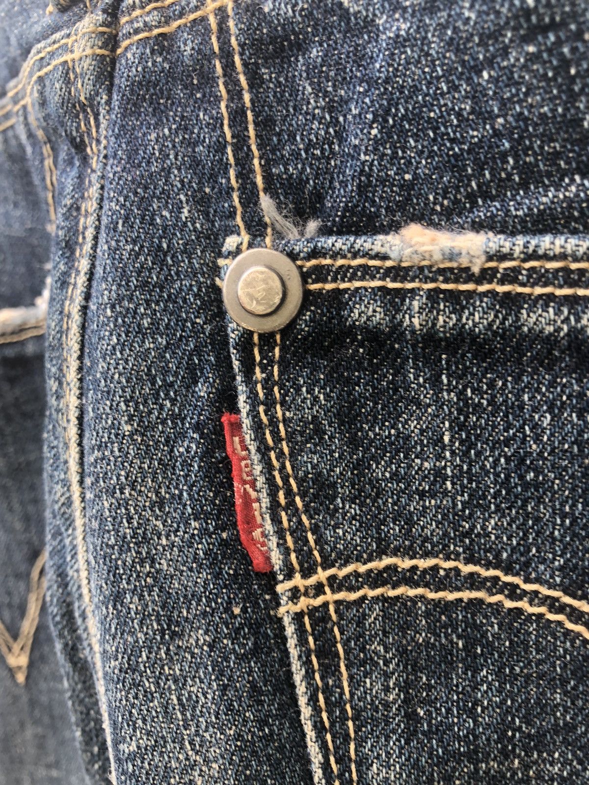 Levi's 2006 Levi’s Engineered Jeans Distressed Bootcut Denim Size US 30 / EU 46 - 17 Thumbnail
