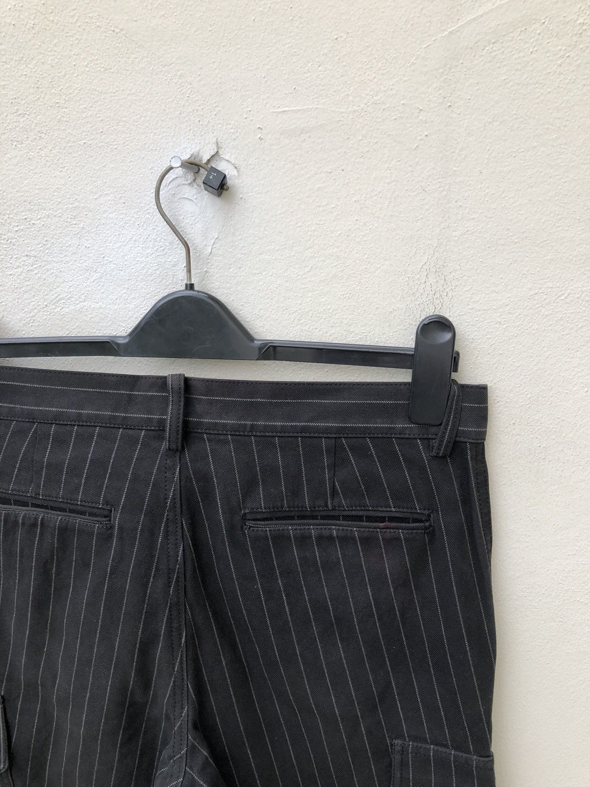 Shellac SHELLAC Made in Japan Striped Flare Cargo Trouser Pant Size US 31 - 8 Thumbnail