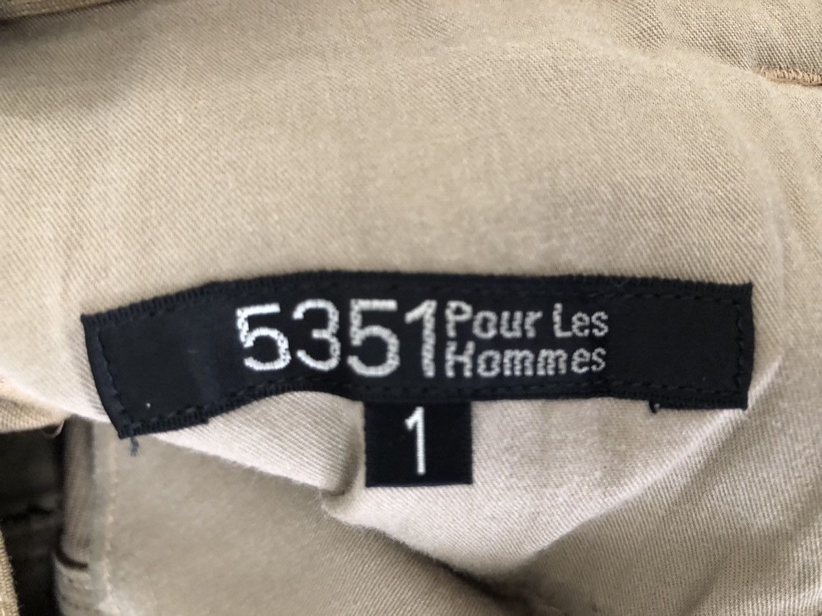 5351 POUR LES HOMMES 5351 Pour Les Hommes All Print Stretch Striped Flared Pant Size US 29 - 23 Thumbnail
