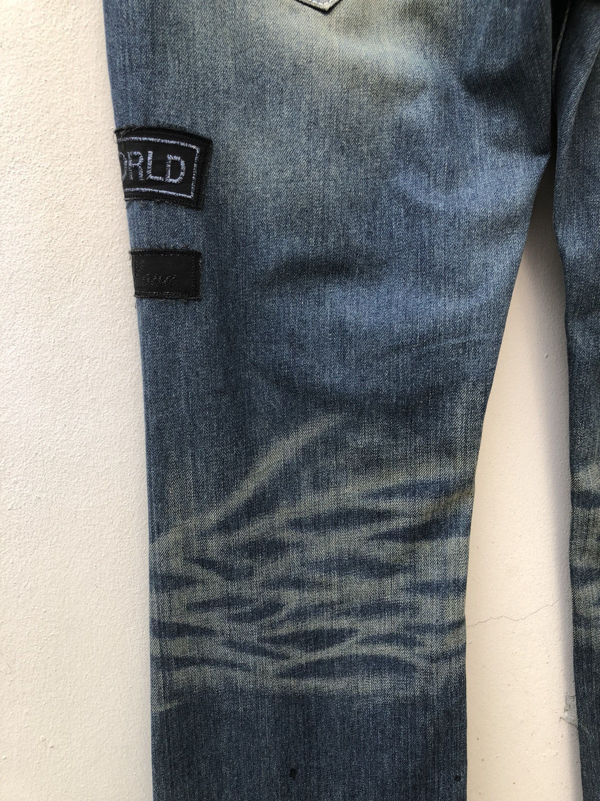Vanquish Mud Wash Vanquish Gold Japan Patches Low Rise Flare Jeans Size US 32 / EU 48 - 17 Thumbnail