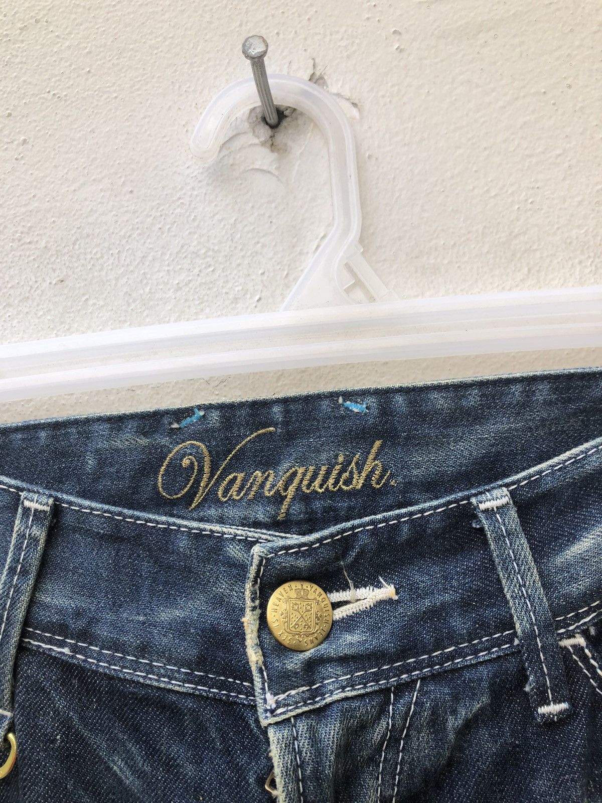Vanquish Mud Wash Vanquish Gold Japan Patches Low Rise Flare Jeans Size US 32 / EU 48 - 8 Thumbnail