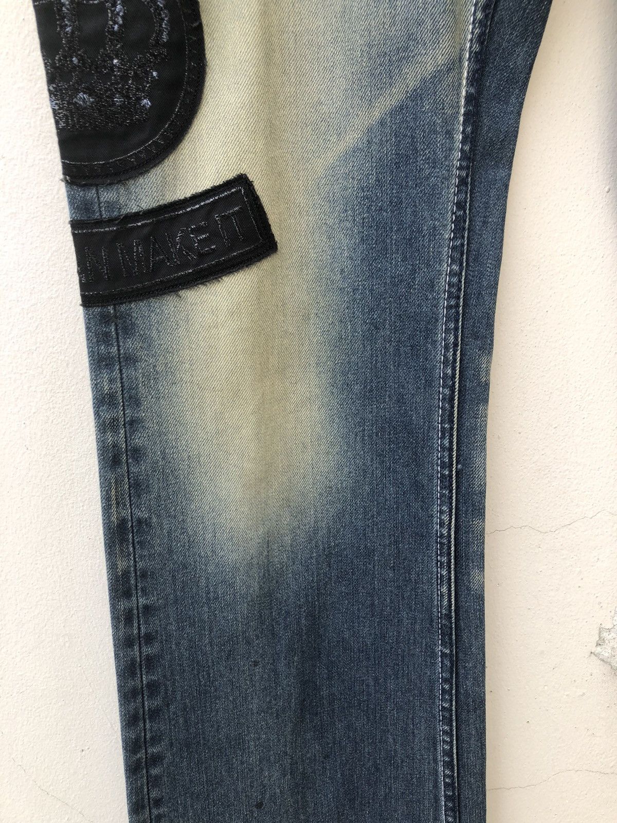 Vanquish Mud Wash Vanquish Gold Japan Patches Low Rise Flare Jeans Size US 32 / EU 48 - 10 Thumbnail