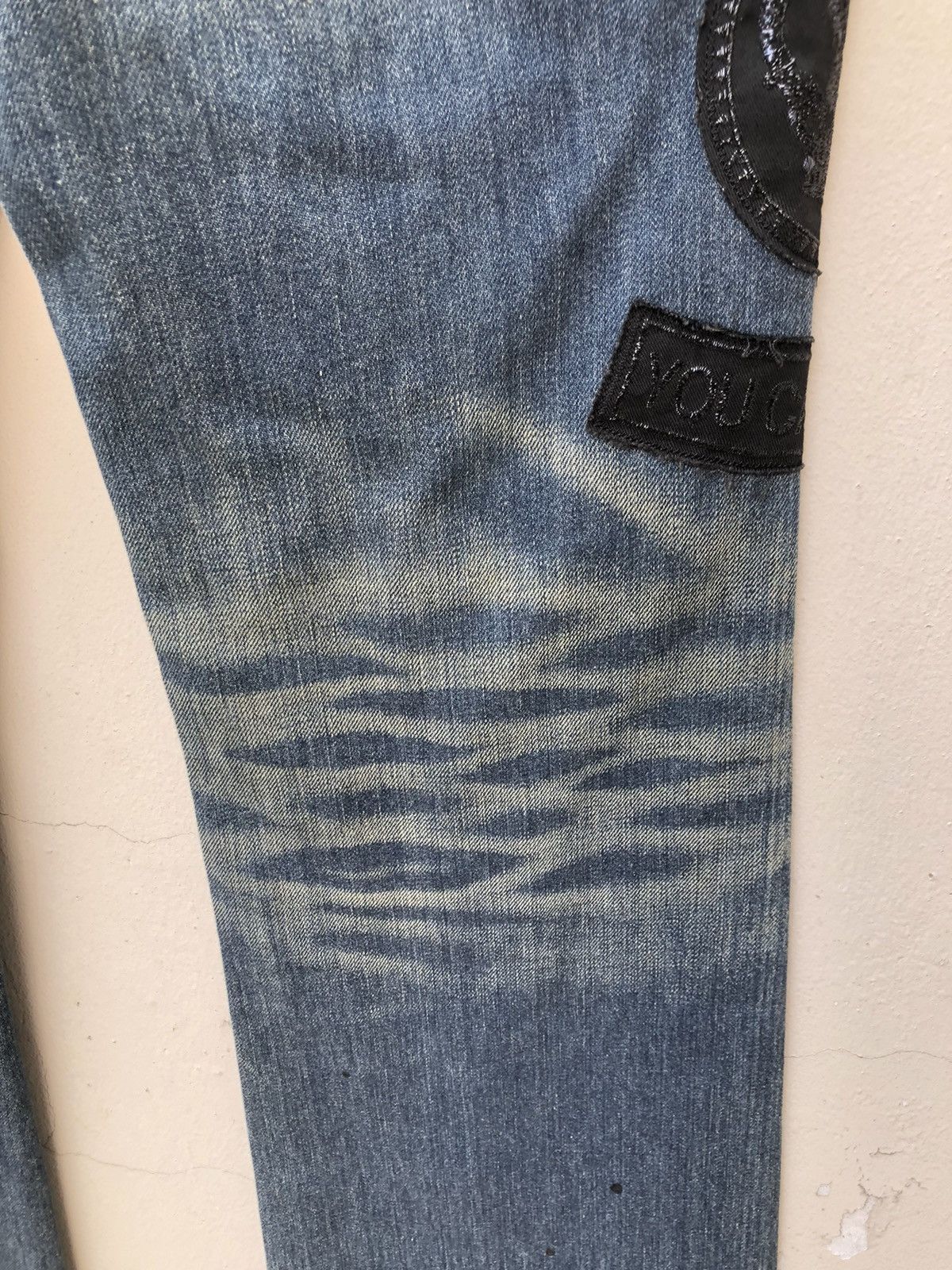 Vanquish Mud Wash Vanquish Gold Japan Patches Low Rise Flare Jeans Size US 32 / EU 48 - 21 Thumbnail