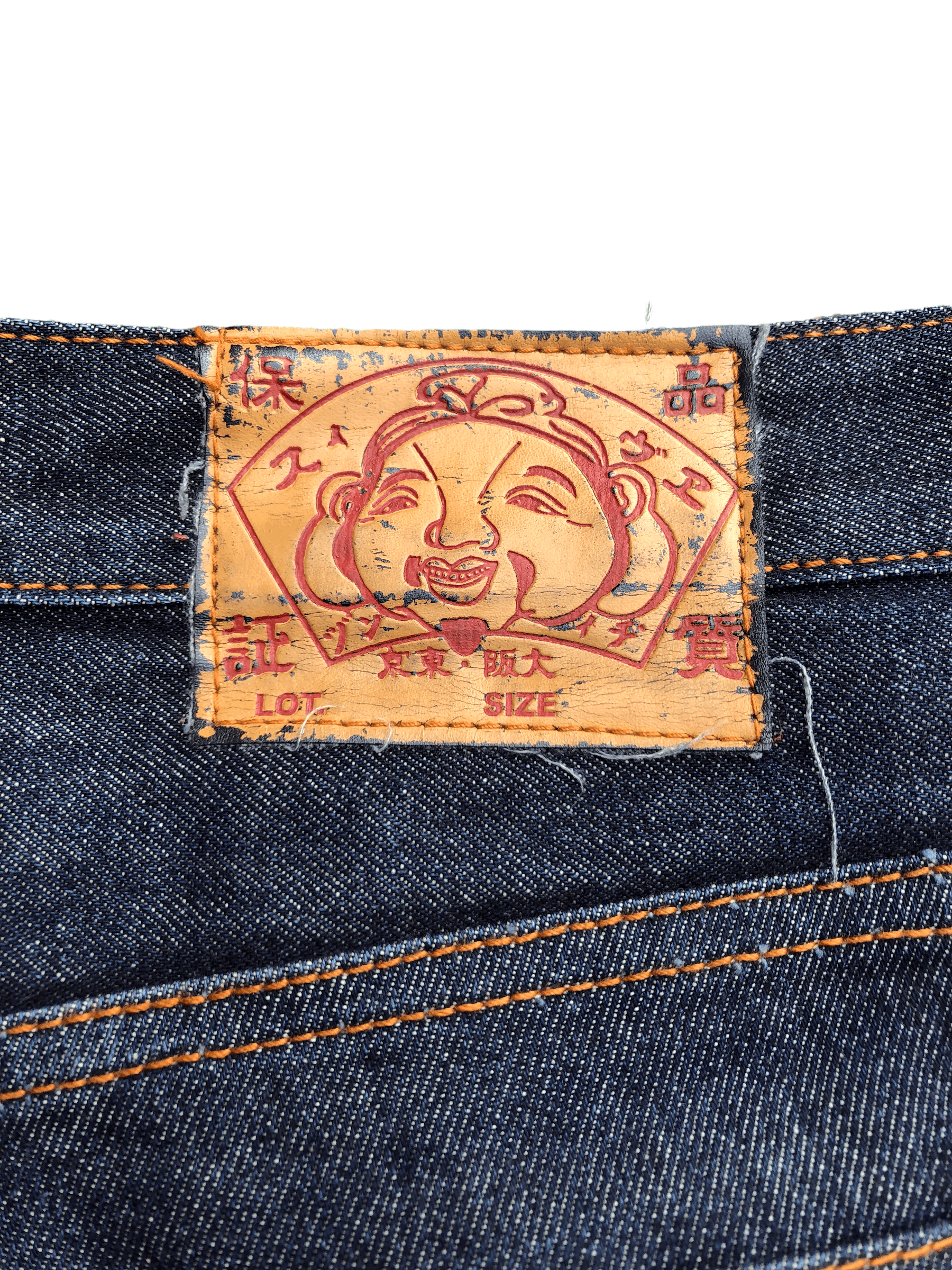 Japanese Brand RARE Evisu Jeans Size 38 Blue 'Big Buddah' Size US 38 / EU 54 - 10 Thumbnail