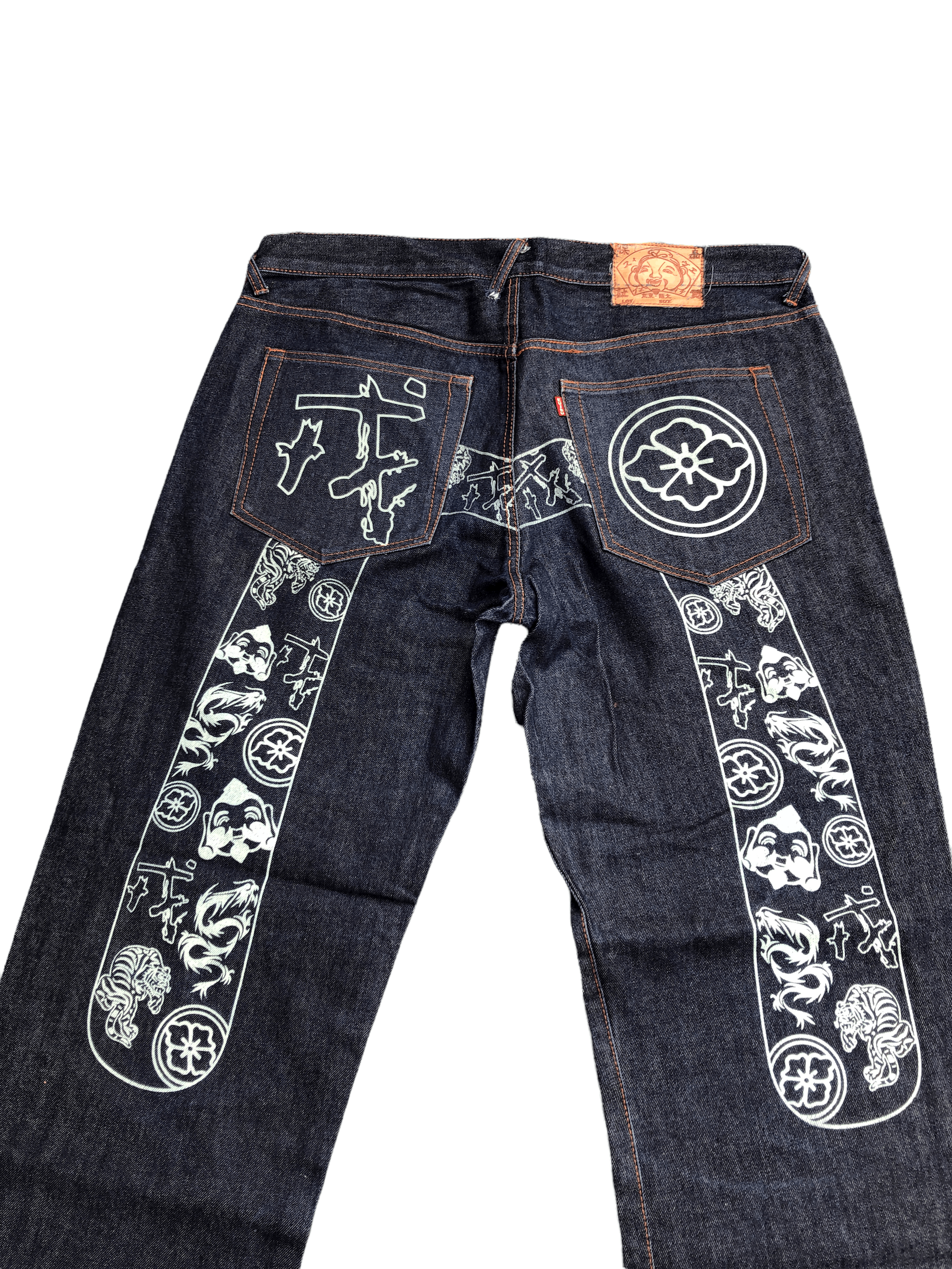Japanese Brand RARE Evisu Jeans Size 38 Blue 'Big Buddah' Size US 38 / EU 54 - 12 Thumbnail