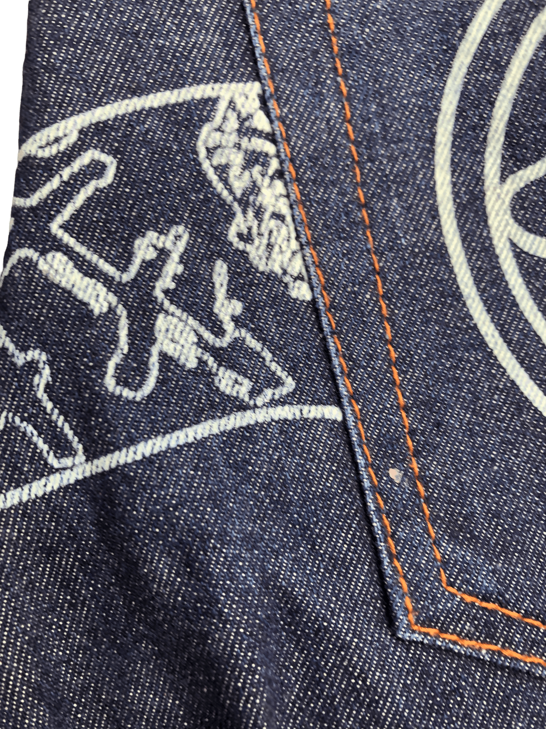 Japanese Brand RARE Evisu Jeans Size 38 Blue 'Big Buddah' Size US 38 / EU 54 - 9 Thumbnail