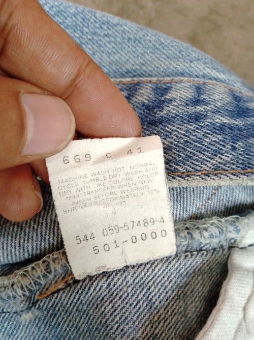 Levi's 80s Vintage Levi's 501 Made In USA Distressed Jeans 34x29 Size US 34 / EU 50 - 11 Thumbnail