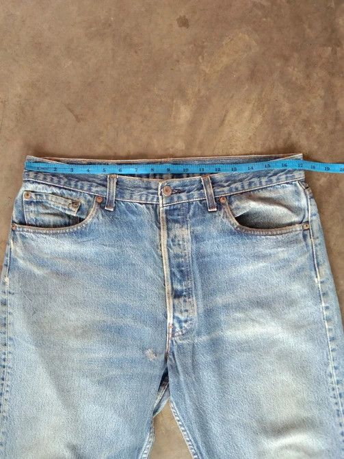 Levi's 80s Vintage Levi's 501 Made In USA Distressed Jeans 34x29 Size US 34 / EU 50 - 8 Thumbnail