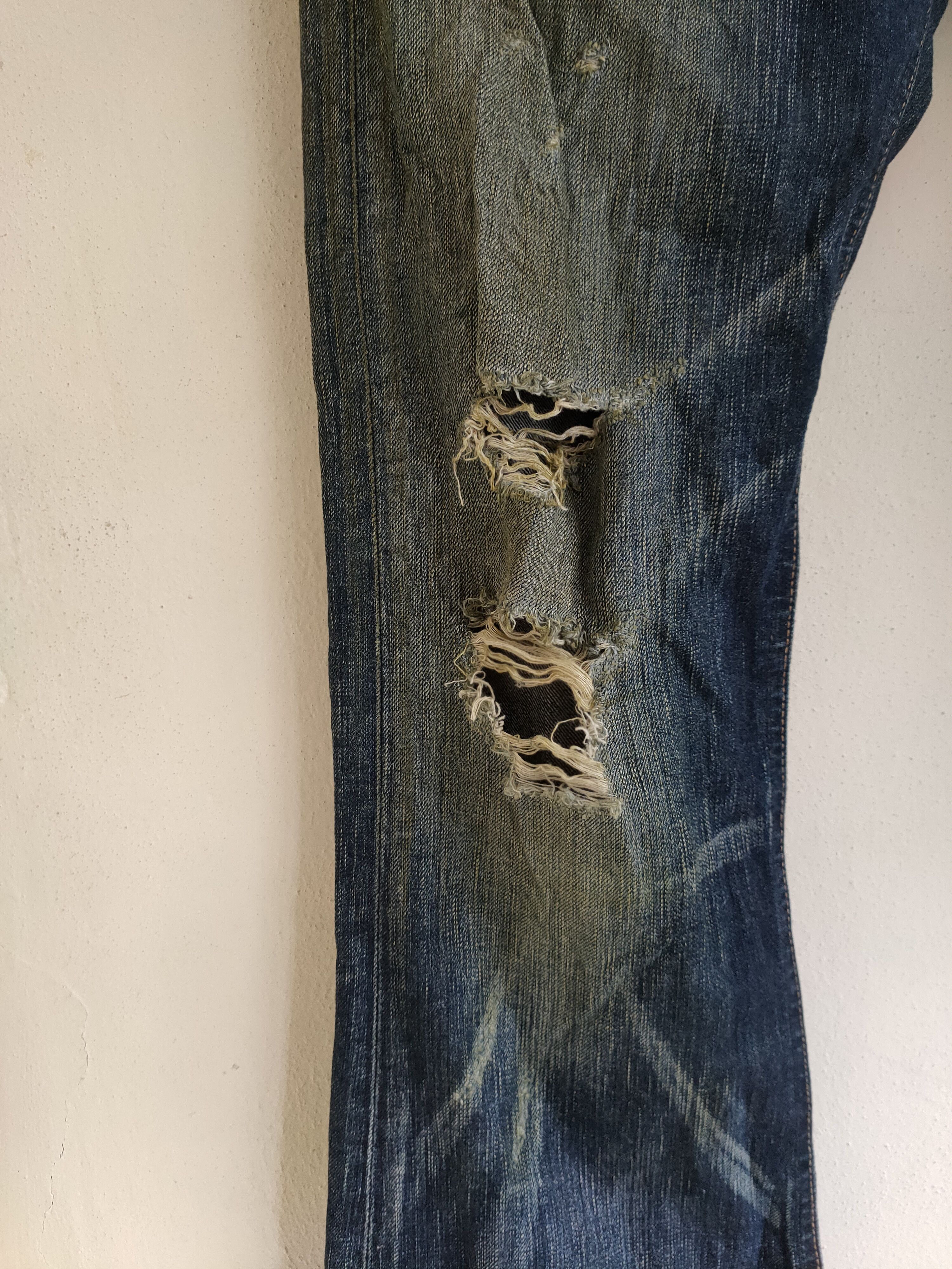 Edwin × Vintage Vintage Edwin Blue Trip 503 Distressed denim Size US 30 / EU 46 - 7 Thumbnail