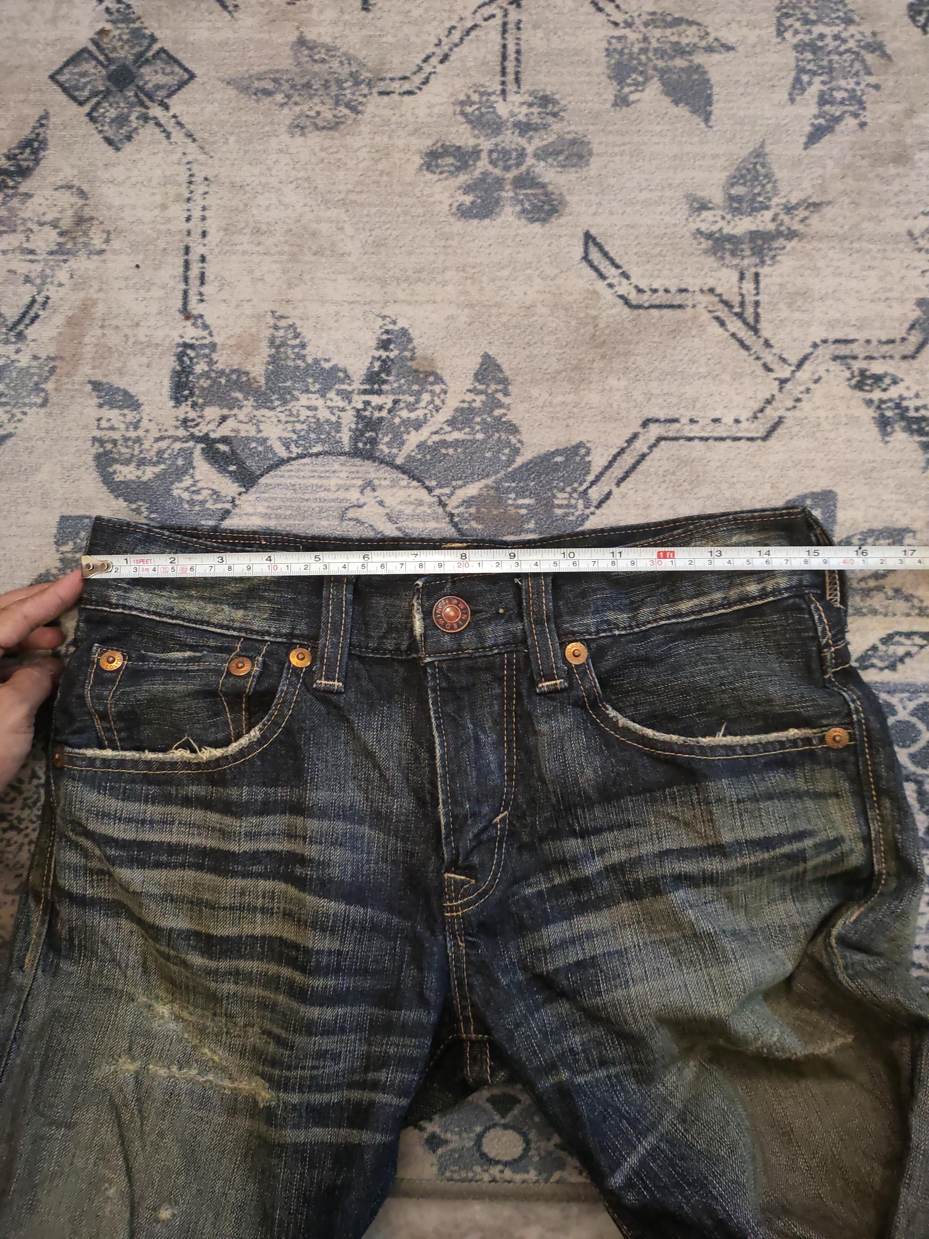 Edwin × Vintage Vintage Edwin Blue Trip 503 Distressed denim Size US 30 / EU 46 - 8 Thumbnail