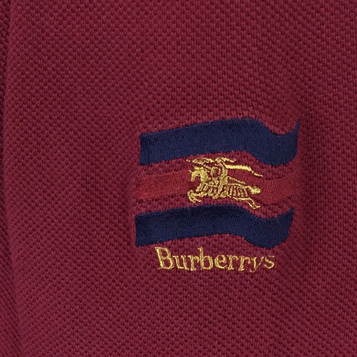 Burberry × Vintage Vintage 90s Burberrys Sailing Gear Half Zipper Sweatshirt Size US M / EU 48-50 / 2 - 5 Thumbnail
