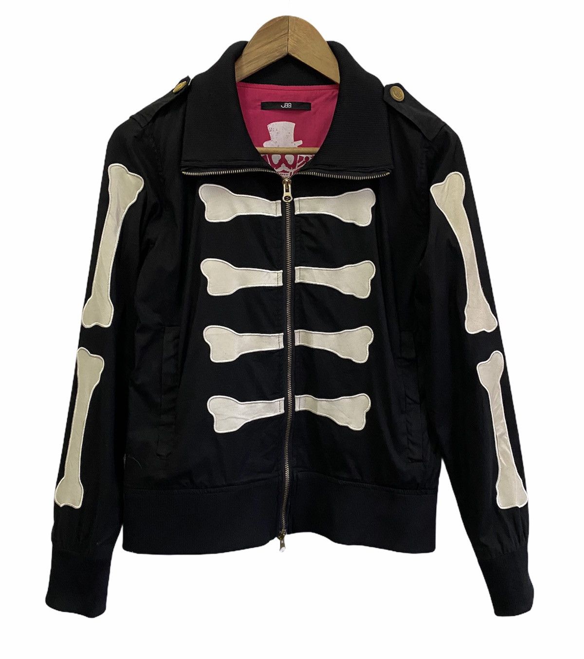 Japanese Brand 🇯🇵Kapital‼️Skeleton Bone Inspired Bomber Jacket Anarchy Size US S / EU 44-46 / 1 - 2 Thumbnail