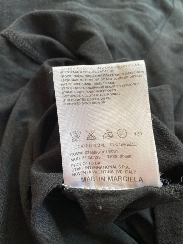 Maison Margiela ⚡️QUICK SALE⚡️2008 Maison Margiela Black Strap Tshirt Size L / US 10 / IT 46 - 5 Thumbnail