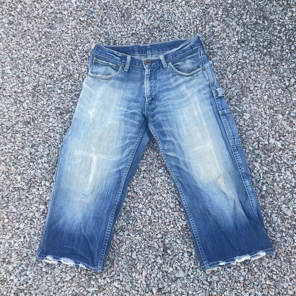 image of Levis Distressed 3 Quarter Levi’S Carpenter in Blue, Men's (Size 29)