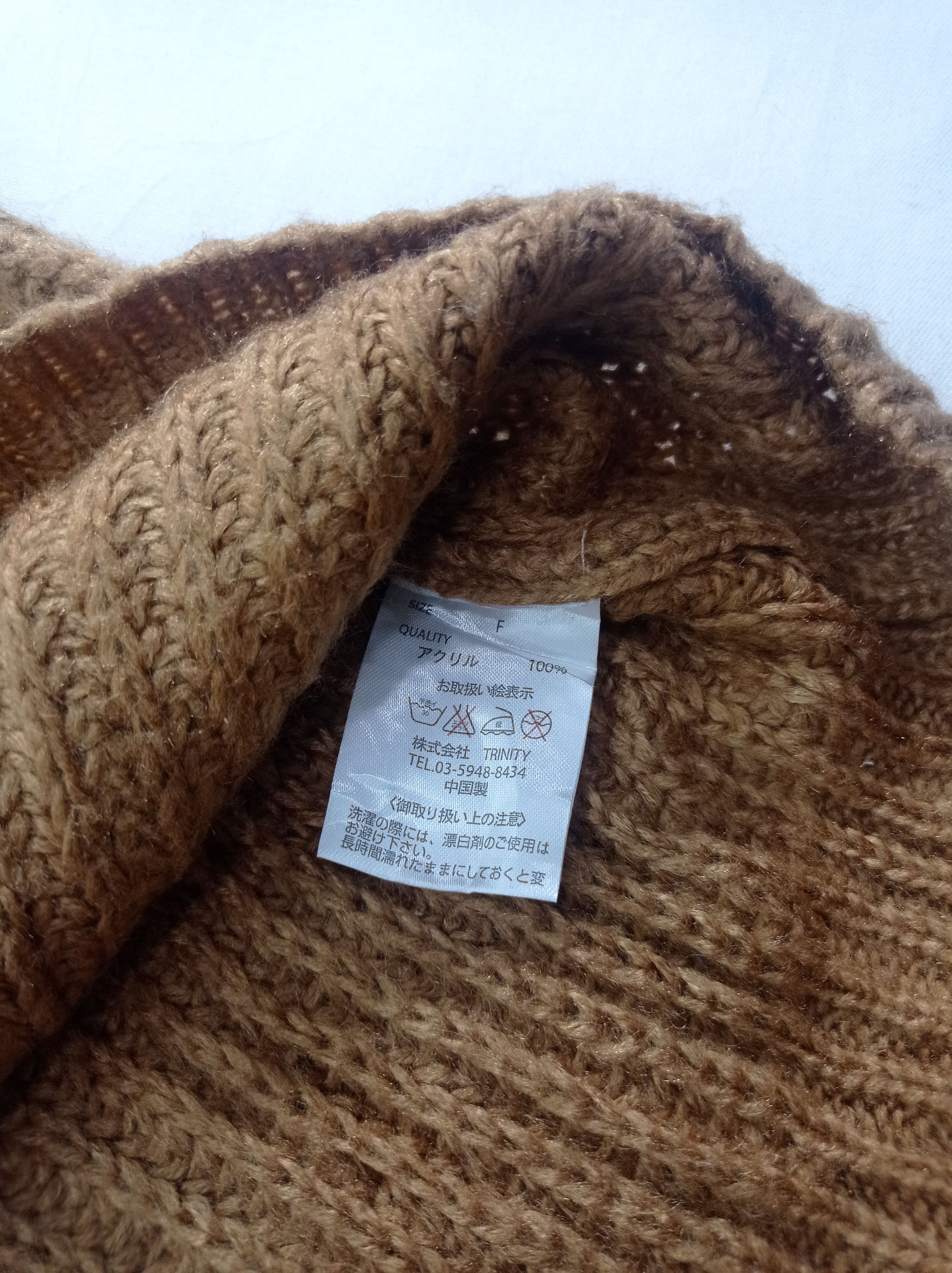 Aran Isles Knitwear × Japanese Brand Japanese Turtleneck Knitted Size US S / EU 44-46 / 1 - 5 Thumbnail