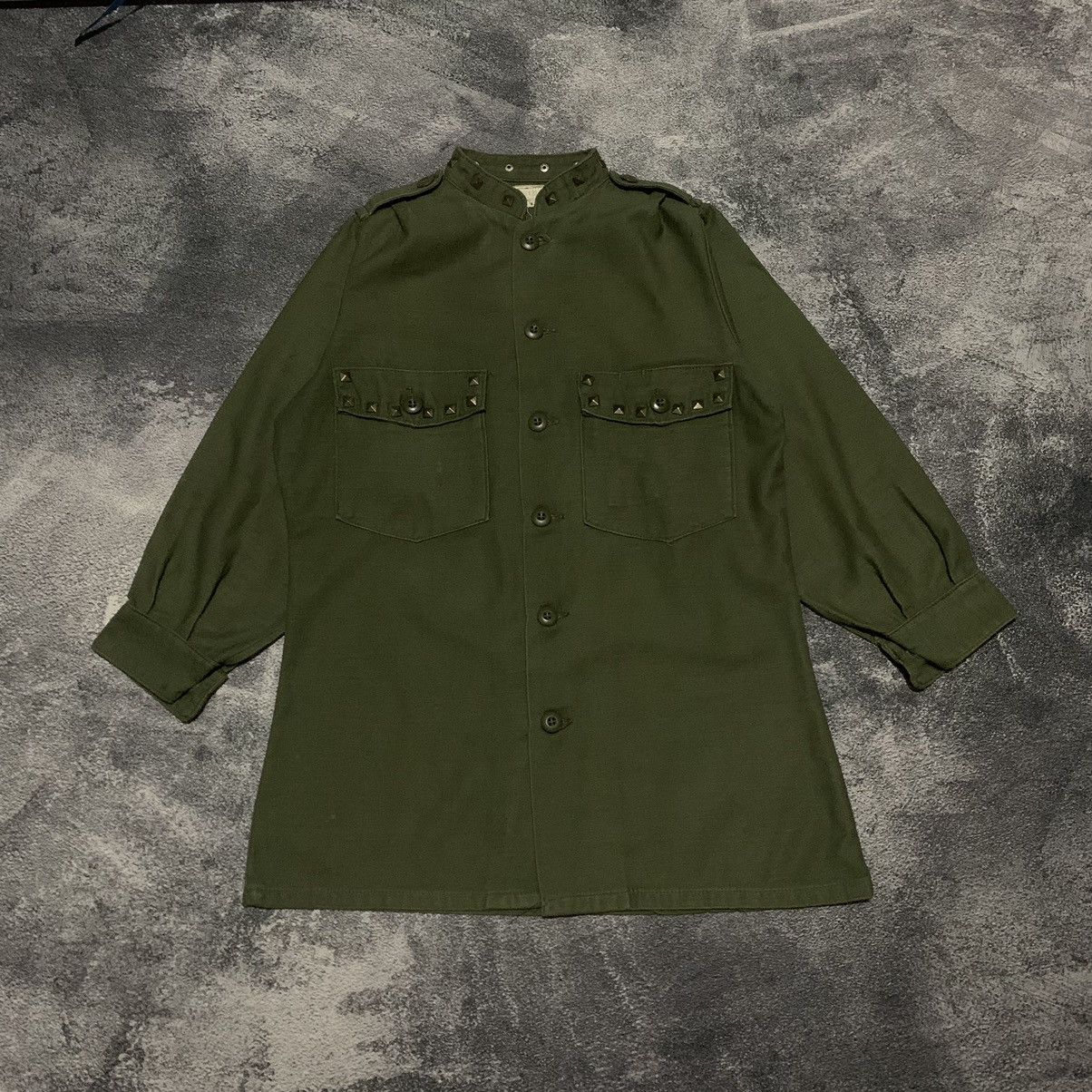 Orslow × Vintage 🔥Vintage Sateen OG 107 studded utility shirt Size US M / EU 48-50 / 2 - 1 Thumbnail