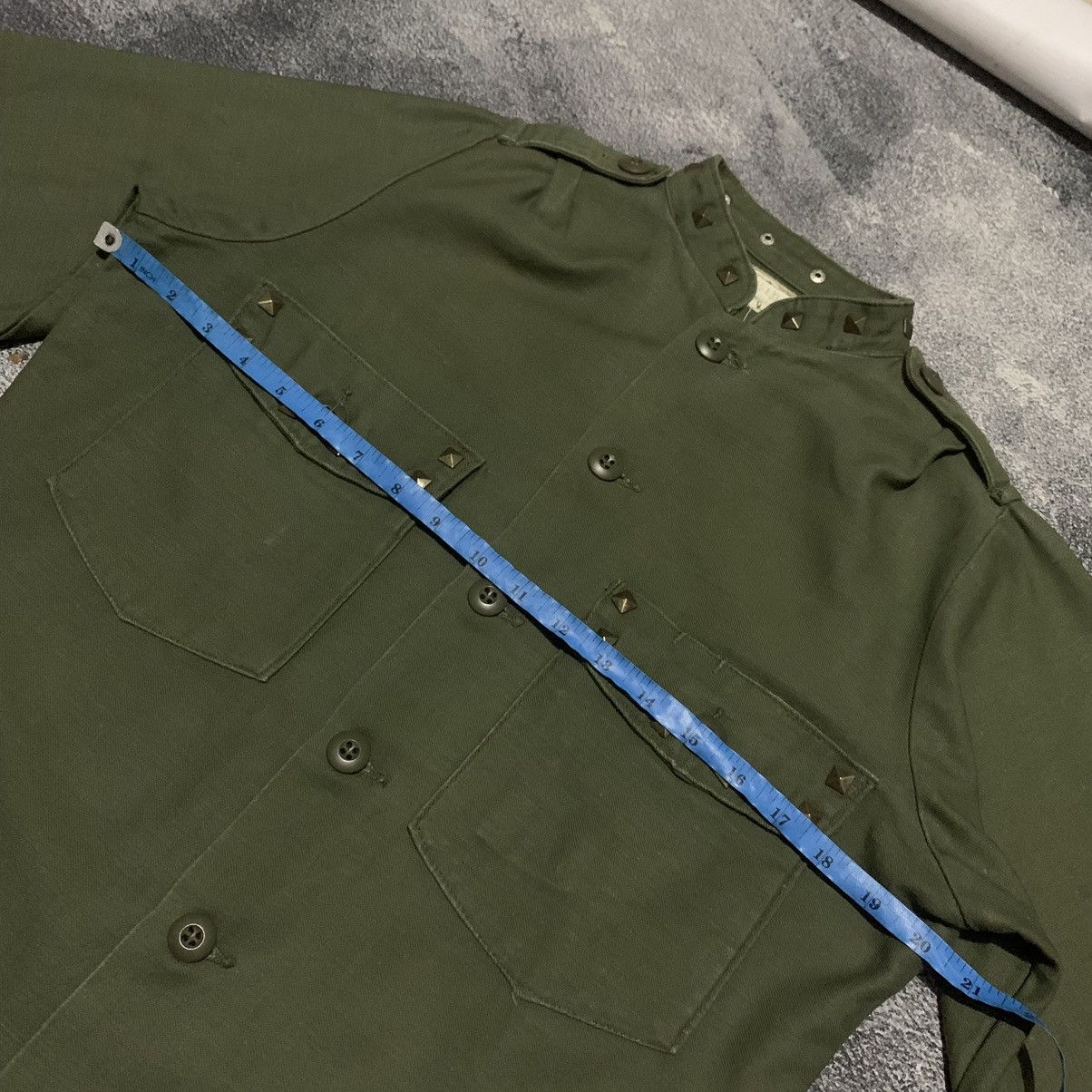 Orslow × Vintage 🔥Vintage Sateen OG 107 studded utility shirt Size US M / EU 48-50 / 2 - 7 Thumbnail