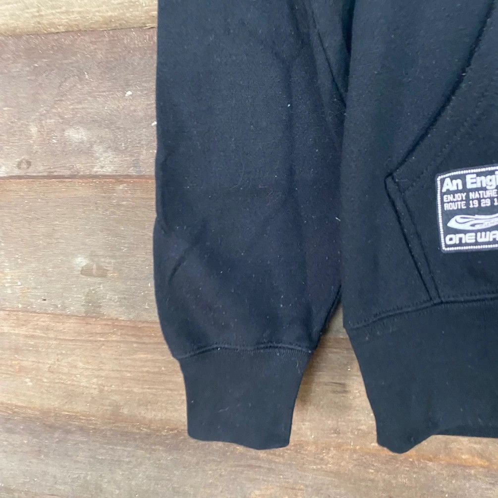 Japanese Brand DL Motor Classic vintage Rough Black Hoodies #3689 Size US M / EU 48-50 / 2 - 13 Thumbnail