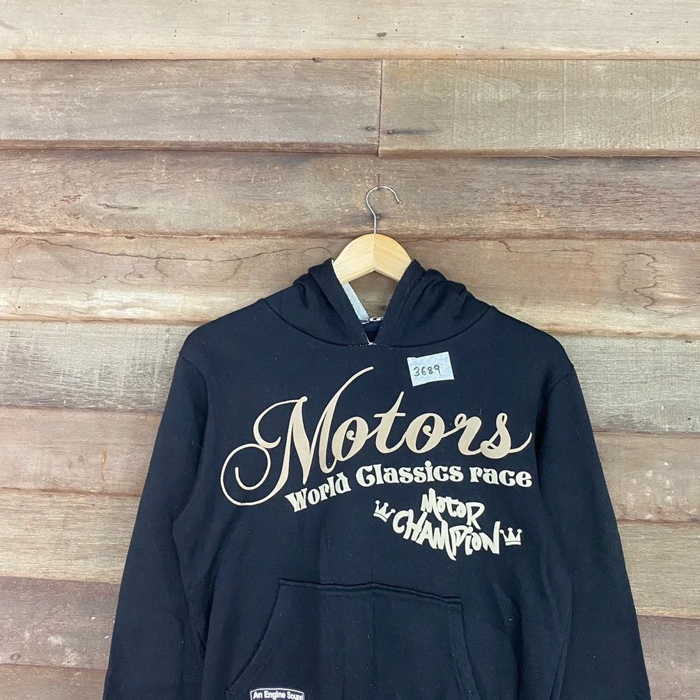 Japanese Brand DL Motor Classic vintage Rough Black Hoodies #3689 Size US M / EU 48-50 / 2 - 17 Thumbnail