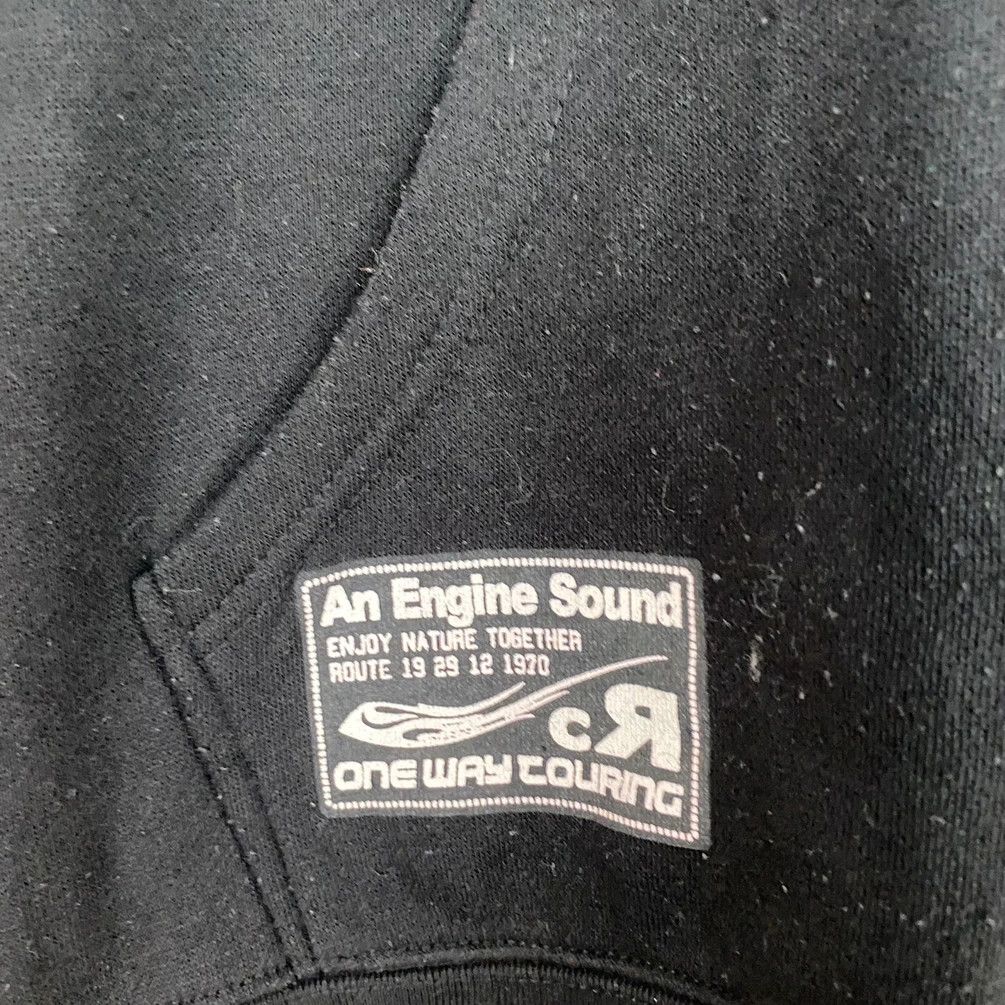 Japanese Brand DL Motor Classic vintage Rough Black Hoodies #3689 Size US M / EU 48-50 / 2 - 8 Thumbnail