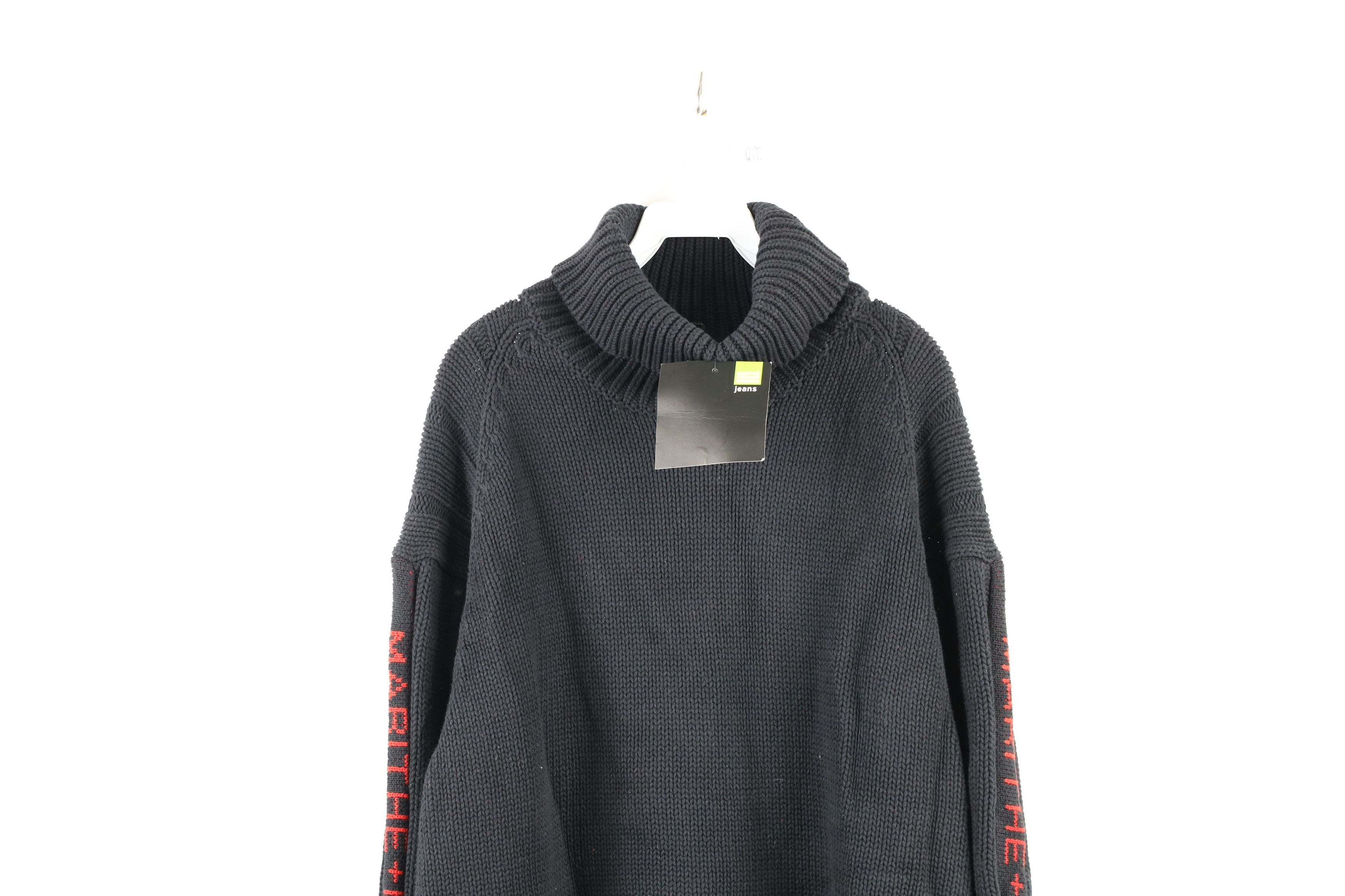 Marithe + Francois Girbaud × Vintage NOS Vintage 90s Marithe Francois Girbaud Turtleneck Sweater Size US XL / EU 56 / 4 - 2 Thumbnail