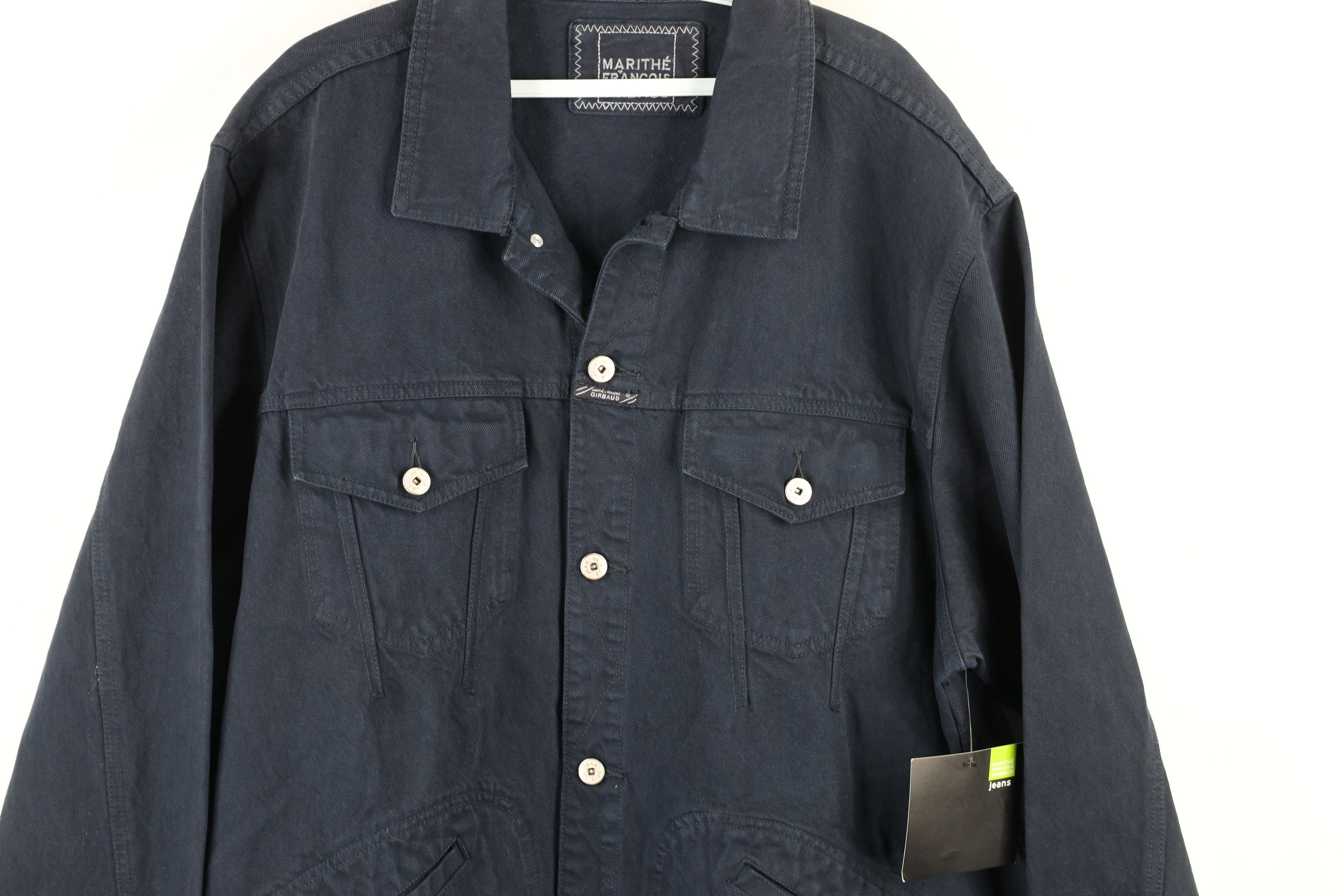 Marithe + Francois Girbaud × Vintage NOS Vintage Marithe Francois Girbaud Denim Trucker Jacket Size US XL / EU 56 / 4 - 3 Thumbnail