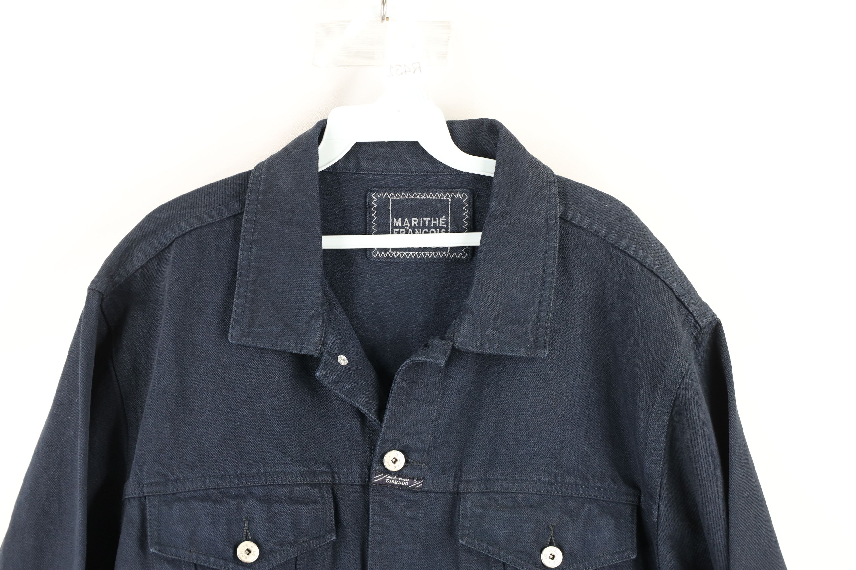 Marithe + Francois Girbaud × Vintage NOS Vintage Marithe Francois Girbaud Denim Trucker Jacket Size US XL / EU 56 / 4 - 2 Thumbnail