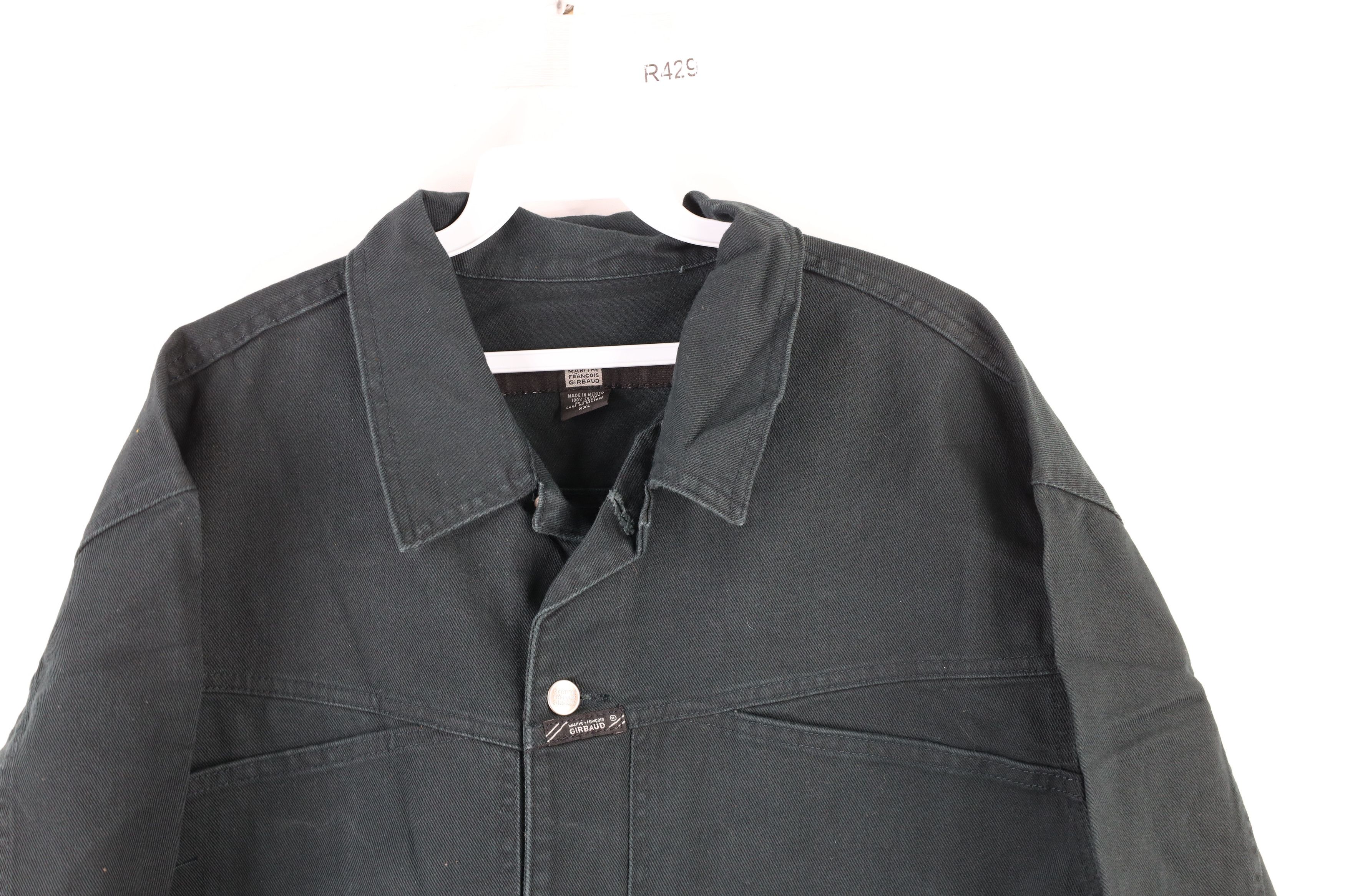 Marithe + Francois Girbaud × Vintage NOS Vintage Marithe Francois Girbaud Denim Trucker Jacket Size US XXL / EU 58 / 5 - 2 Thumbnail