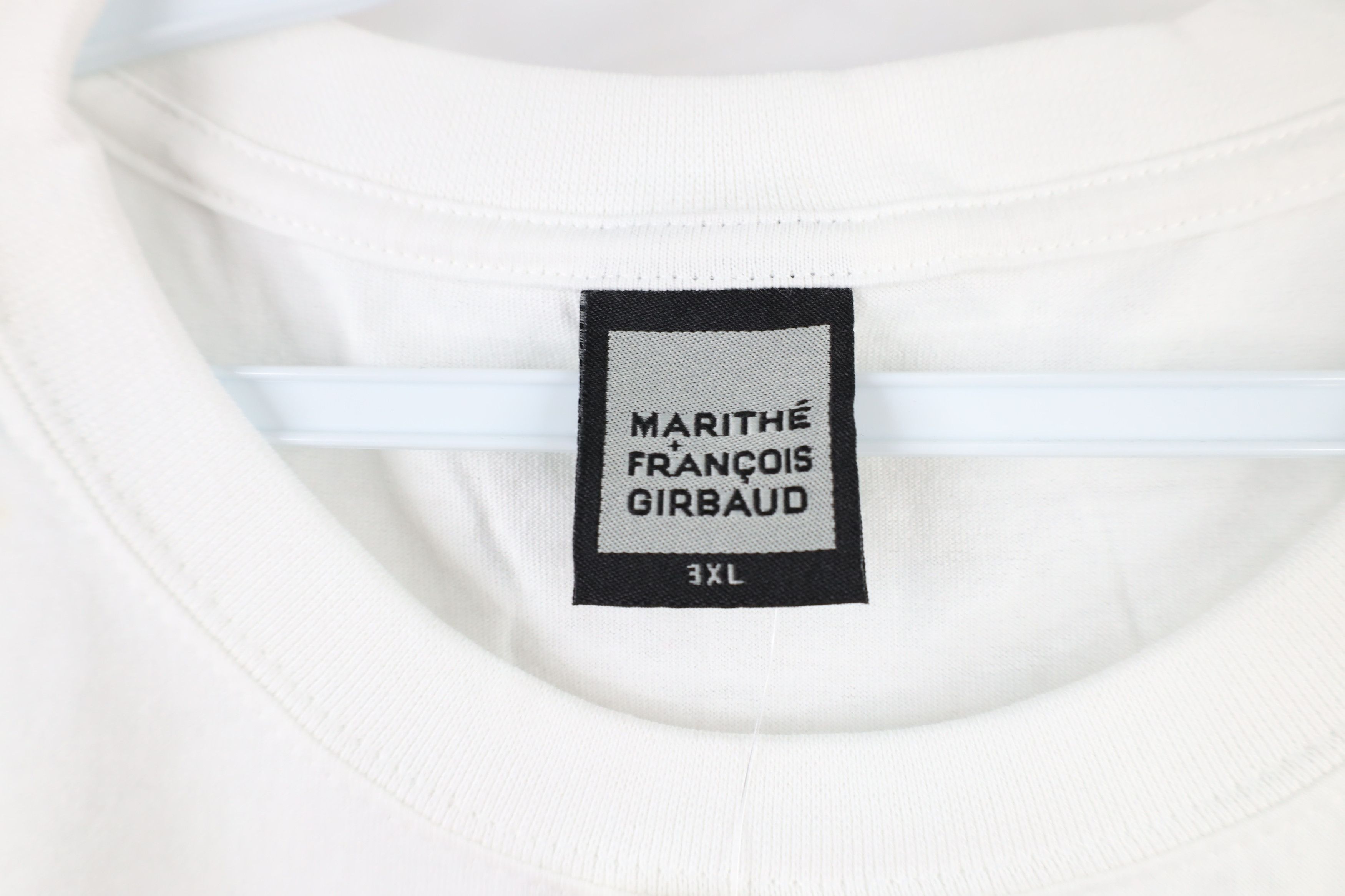 Marithe + Francois Girbaud × Vintage NOS Vintage 90s Marithe Francois Girbaud Out Glitter T-Shirt Size US XXL / EU 58 / 5 - 5 Thumbnail
