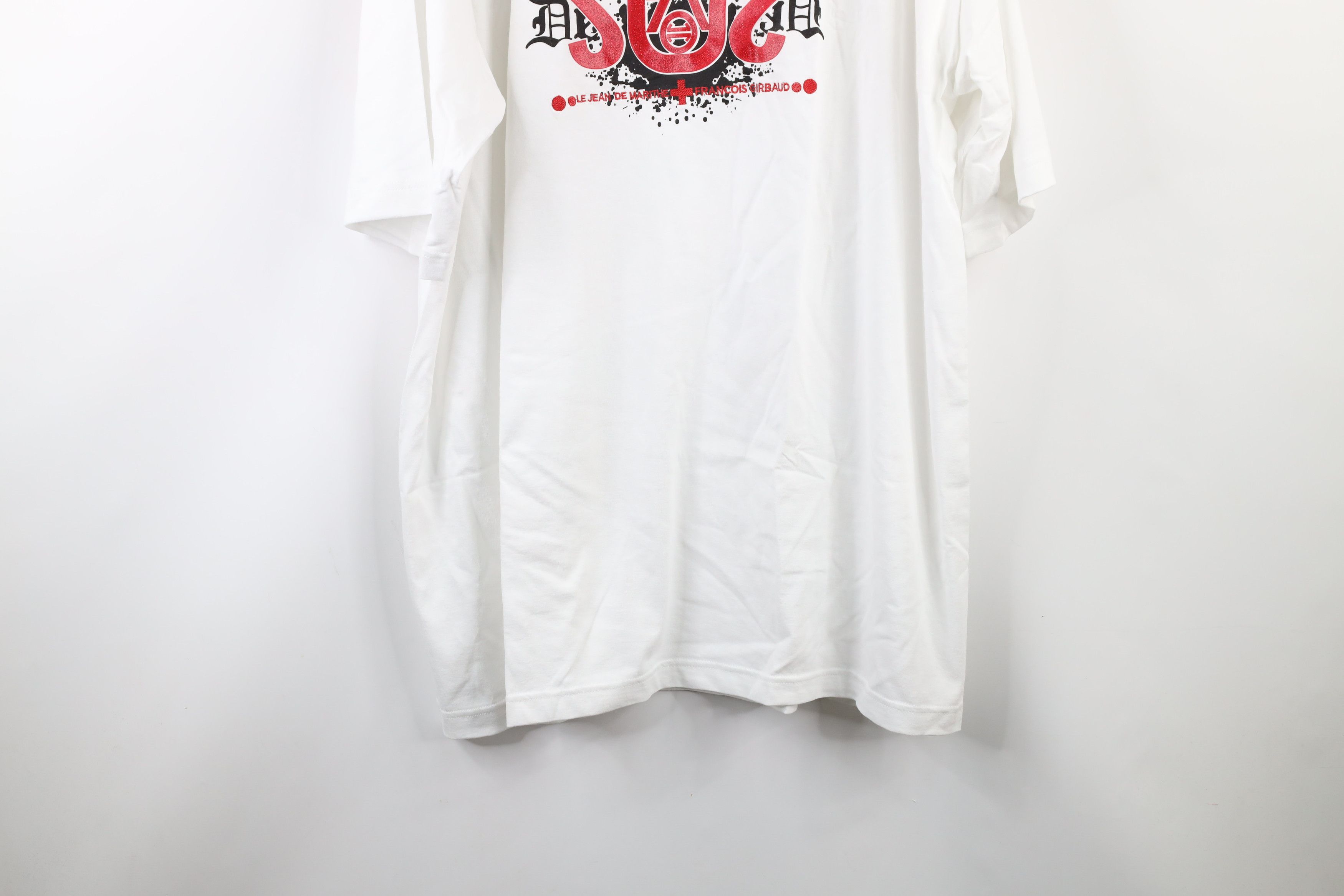 Marithe + Francois Girbaud × Vintage NOS Vintage 90s Marithe Francois Girbaud Out Glitter T-Shirt Size US XXL / EU 58 / 5 - 3 Thumbnail