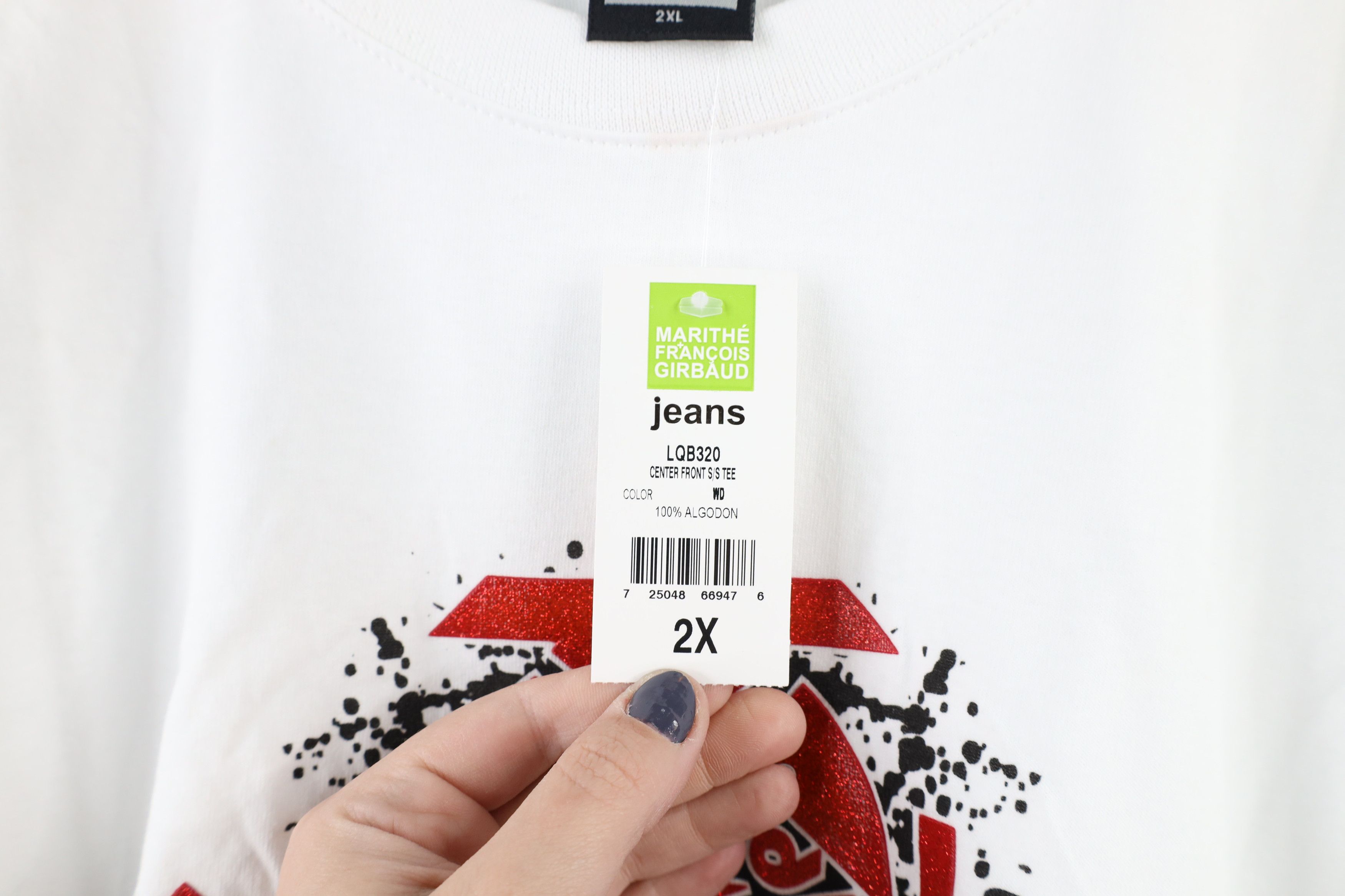 Marithe + Francois Girbaud × Vintage NOS Vintage 90s Marithe Francois Girbaud Baggy Fit T-Shirt Size US XXL / EU 58 / 5 - 6 Thumbnail