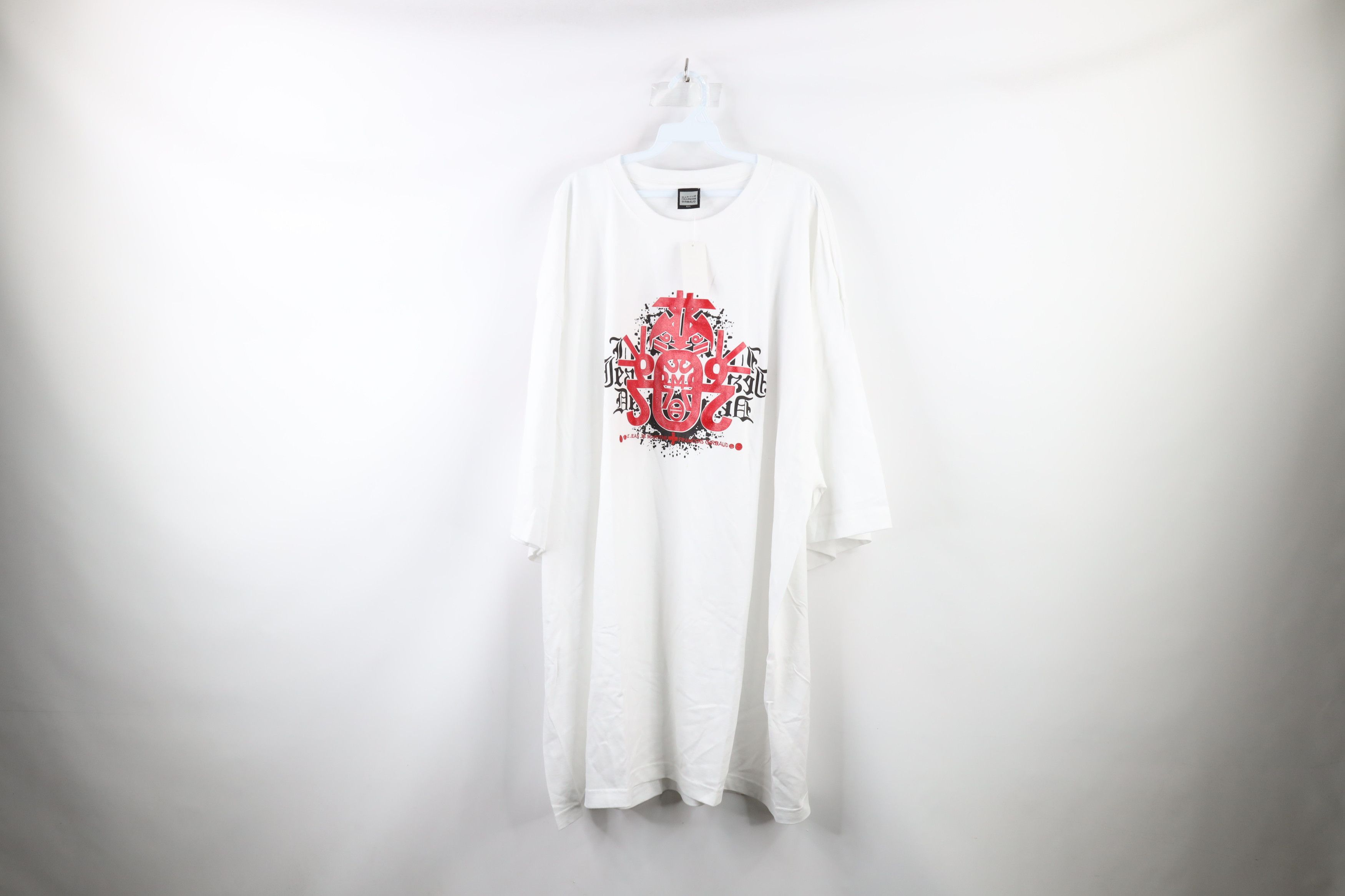 Marithe + Francois Girbaud × Vintage NOS Vintage 90s Marithe Francois Girbaud Baggy T-Shirt 4XL Size US XXL / EU 58 / 5 - 1 Thumbnail