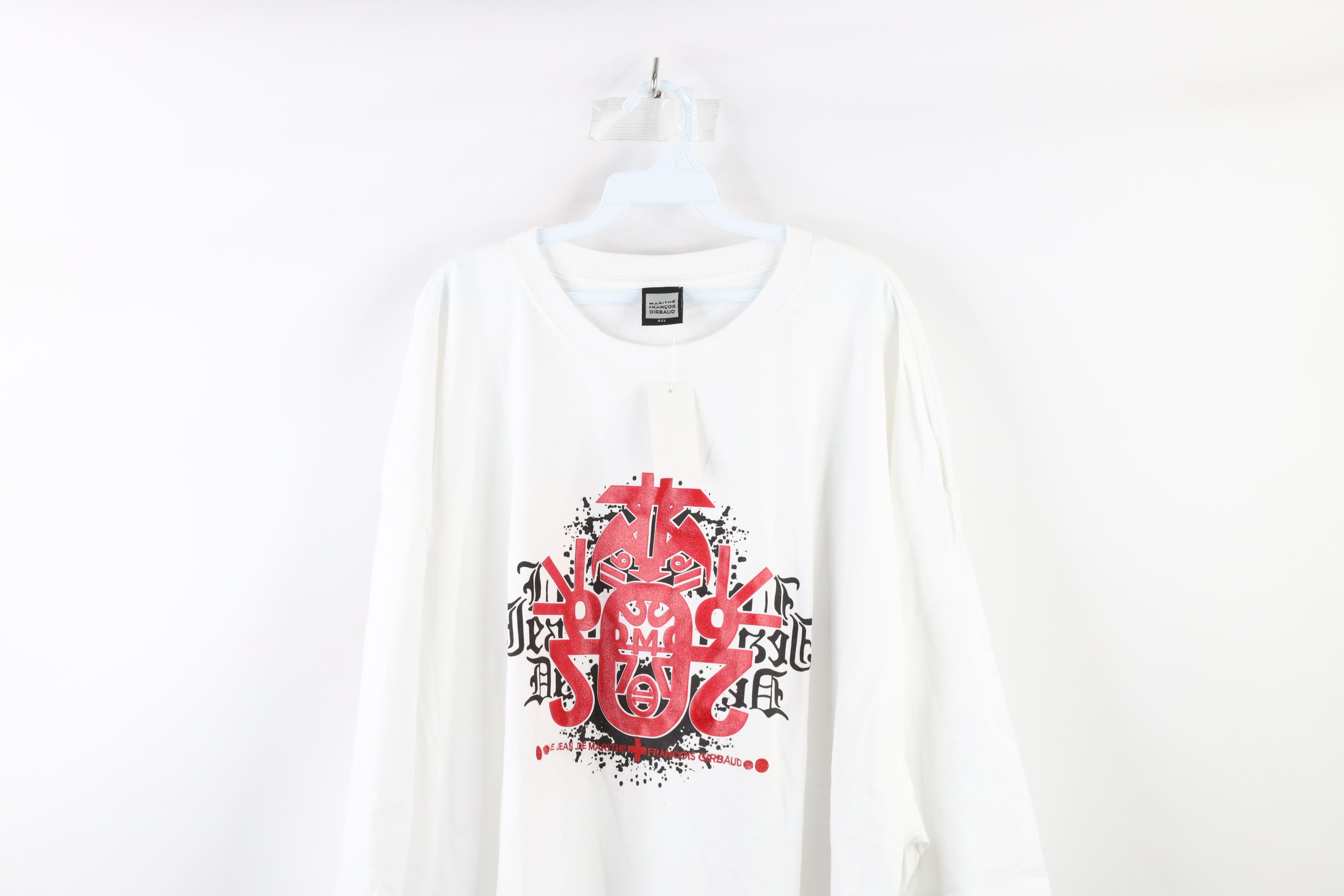 Marithe + Francois Girbaud × Vintage NOS Vintage 90s Marithe Francois Girbaud Baggy T-Shirt 4XL Size US XXL / EU 58 / 5 - 2 Thumbnail