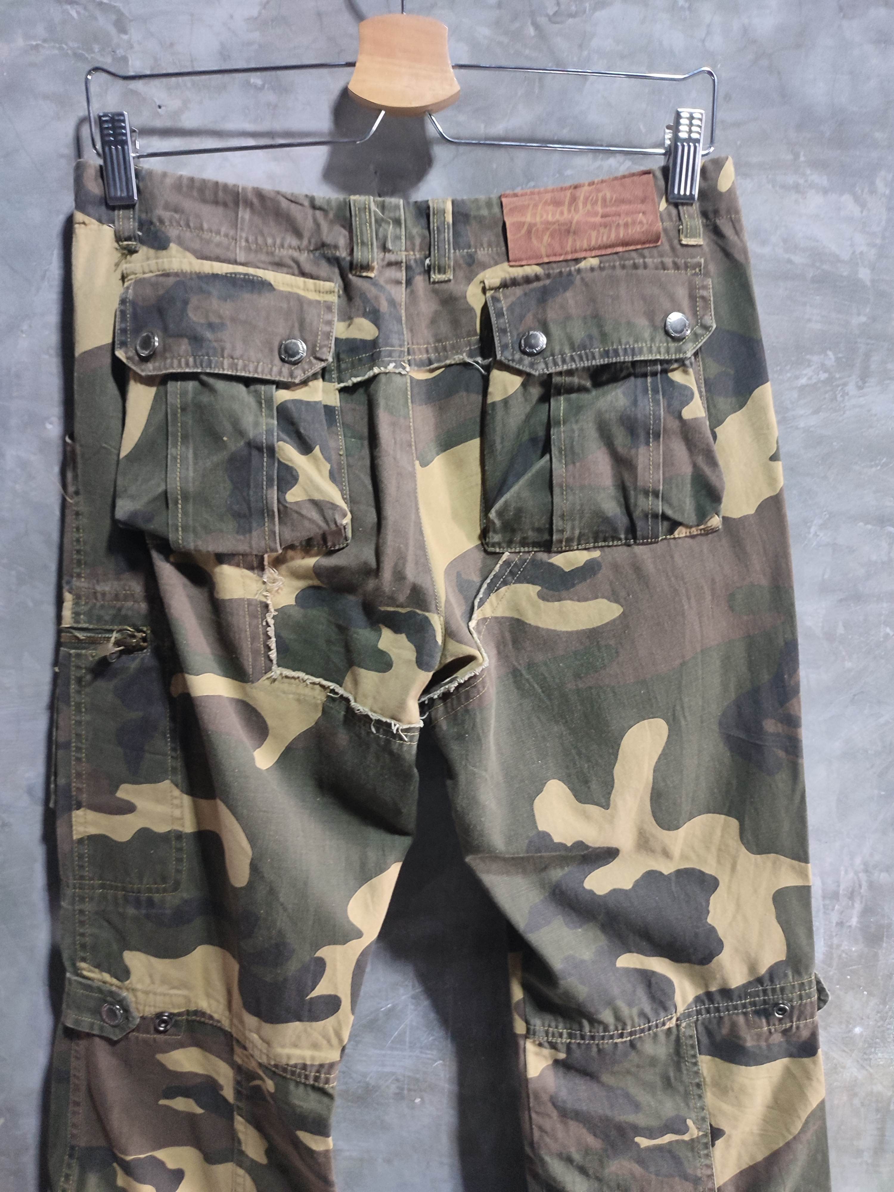 Designer 🔥Hidden Charm 3D Multipocket Cargo Camo Pants Size US 29 - 6 Thumbnail