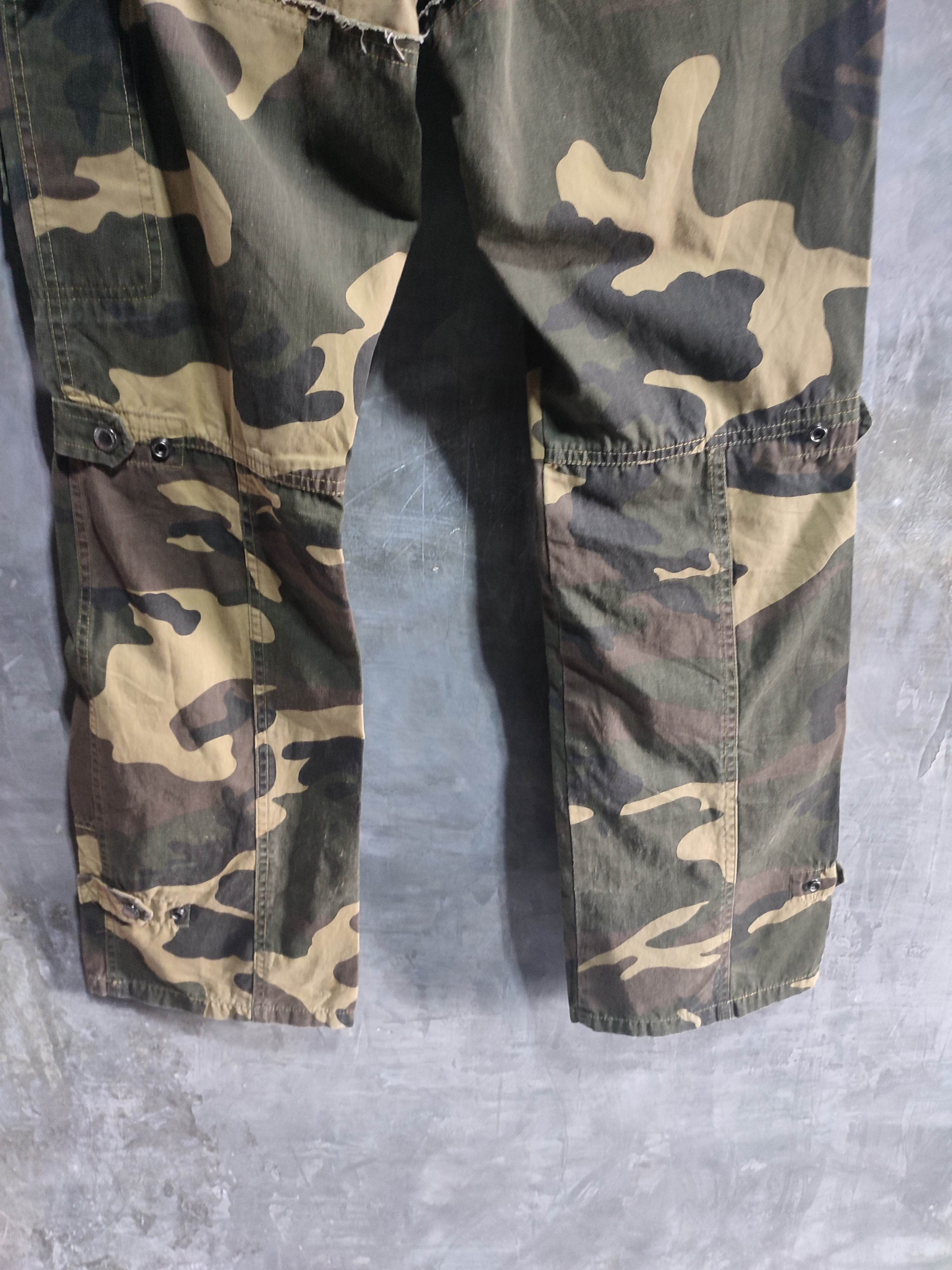 Designer 🔥Hidden Charm 3D Multipocket Cargo Camo Pants Size US 29 - 7 Thumbnail