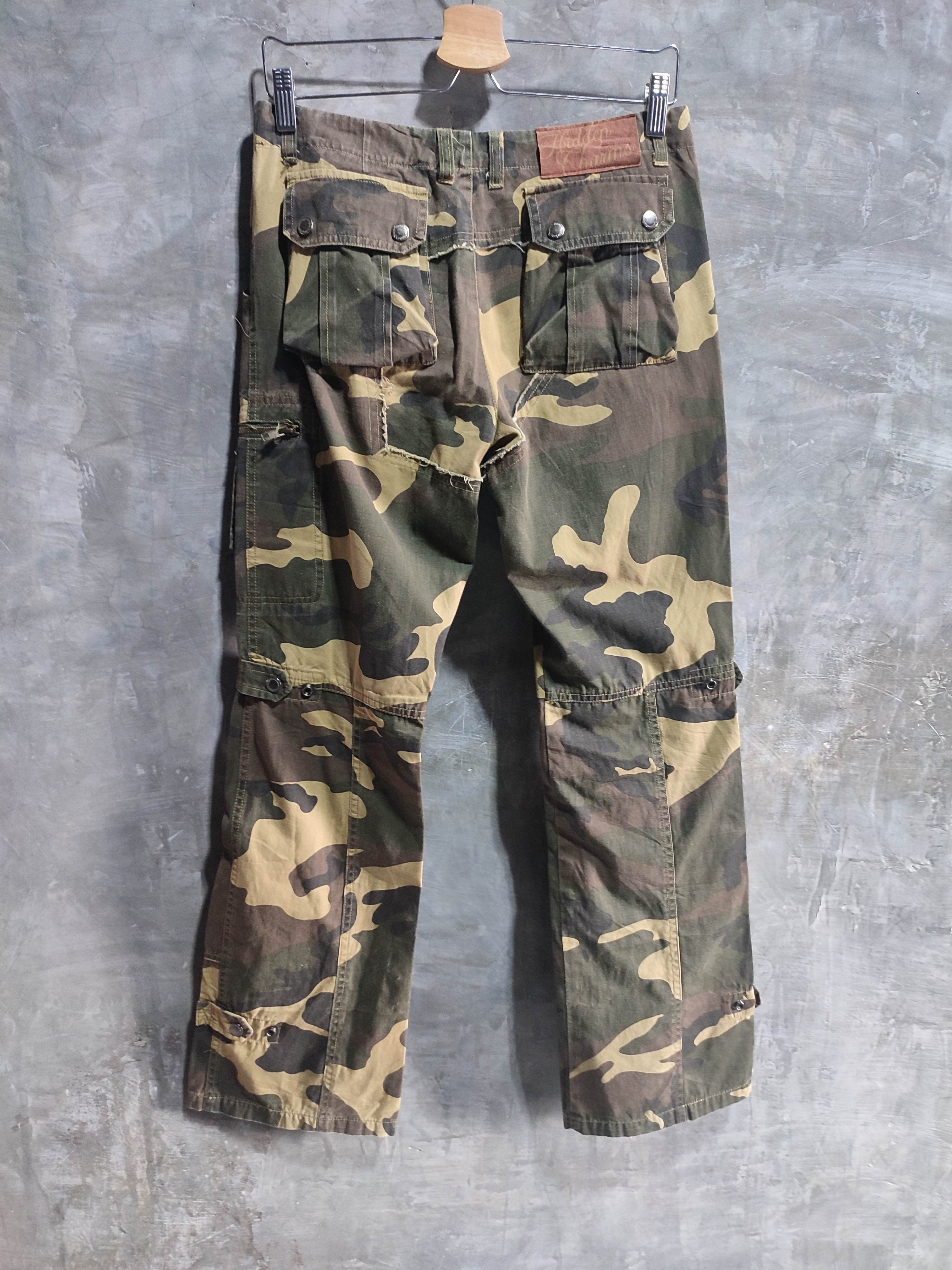 Designer 🔥Hidden Charm 3D Multipocket Cargo Camo Pants Size US 29 - 5 Thumbnail
