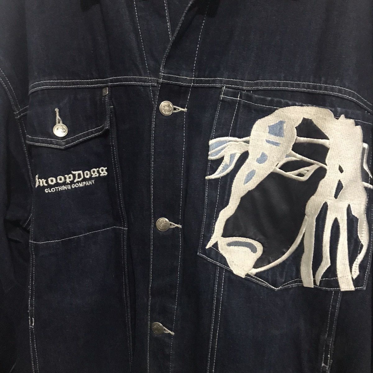 Snoop Dogg × Vintage Vintage Snoop Dogg Clothing Company Jacket Size US XL / EU 56 / 4 - 3 Thumbnail