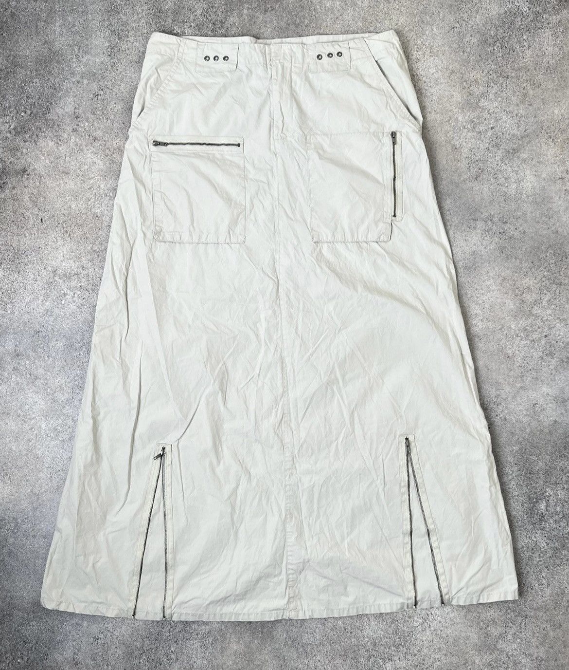 Japanese Brand × Vintage Vintage super long cargo skirt Size 29" - 1 Thumbnail