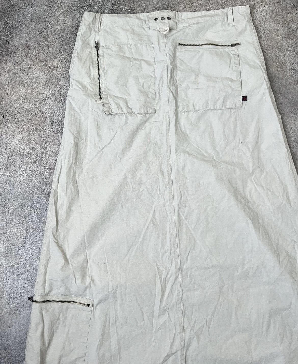 Japanese Brand × Vintage Vintage super long cargo skirt Size 29" - 5 Thumbnail