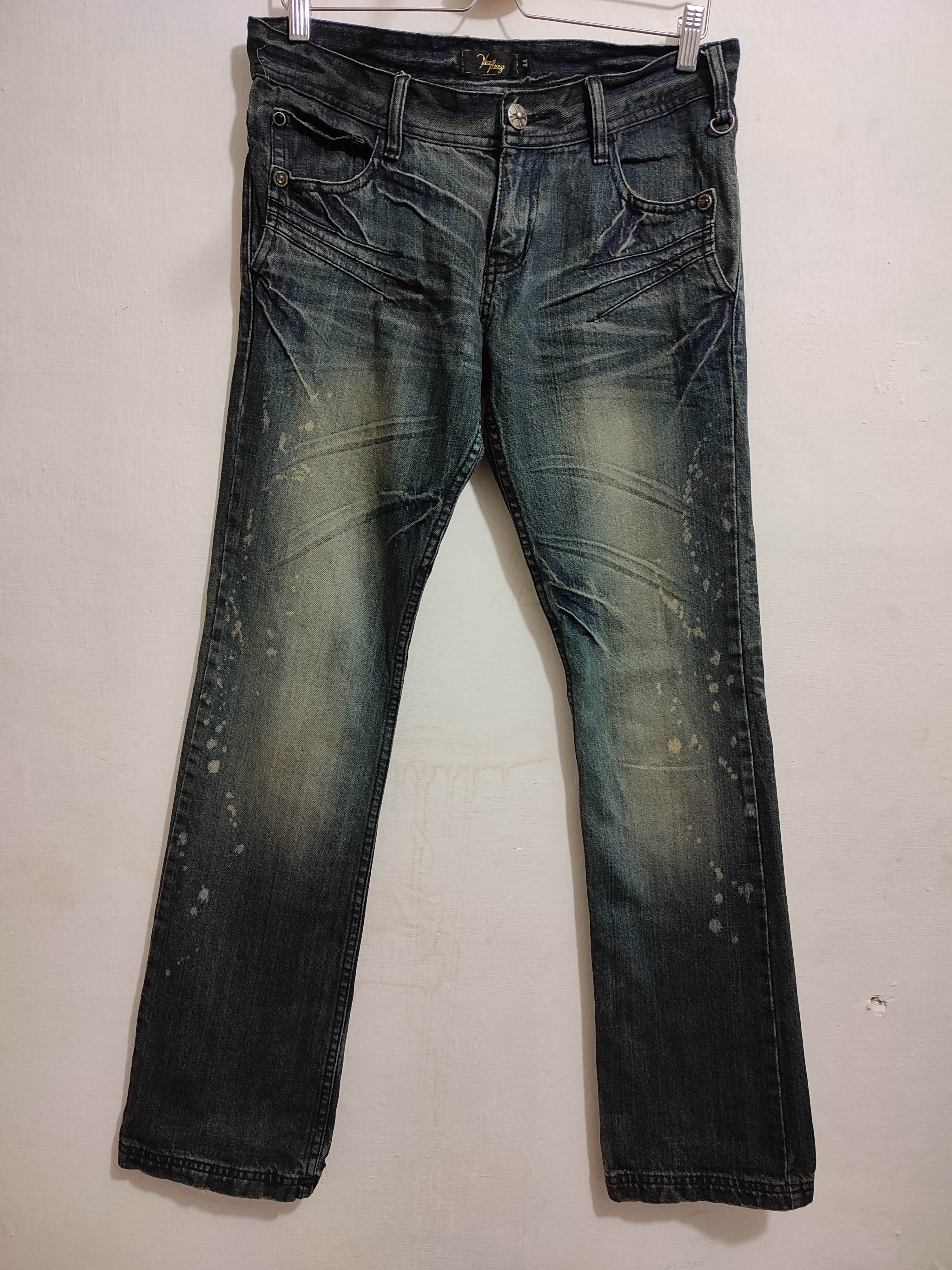 Japanese Brand 🔥Vice Fairy Japan jeans Low rise Denim pants Size US 28 / EU 44 - 4 Thumbnail